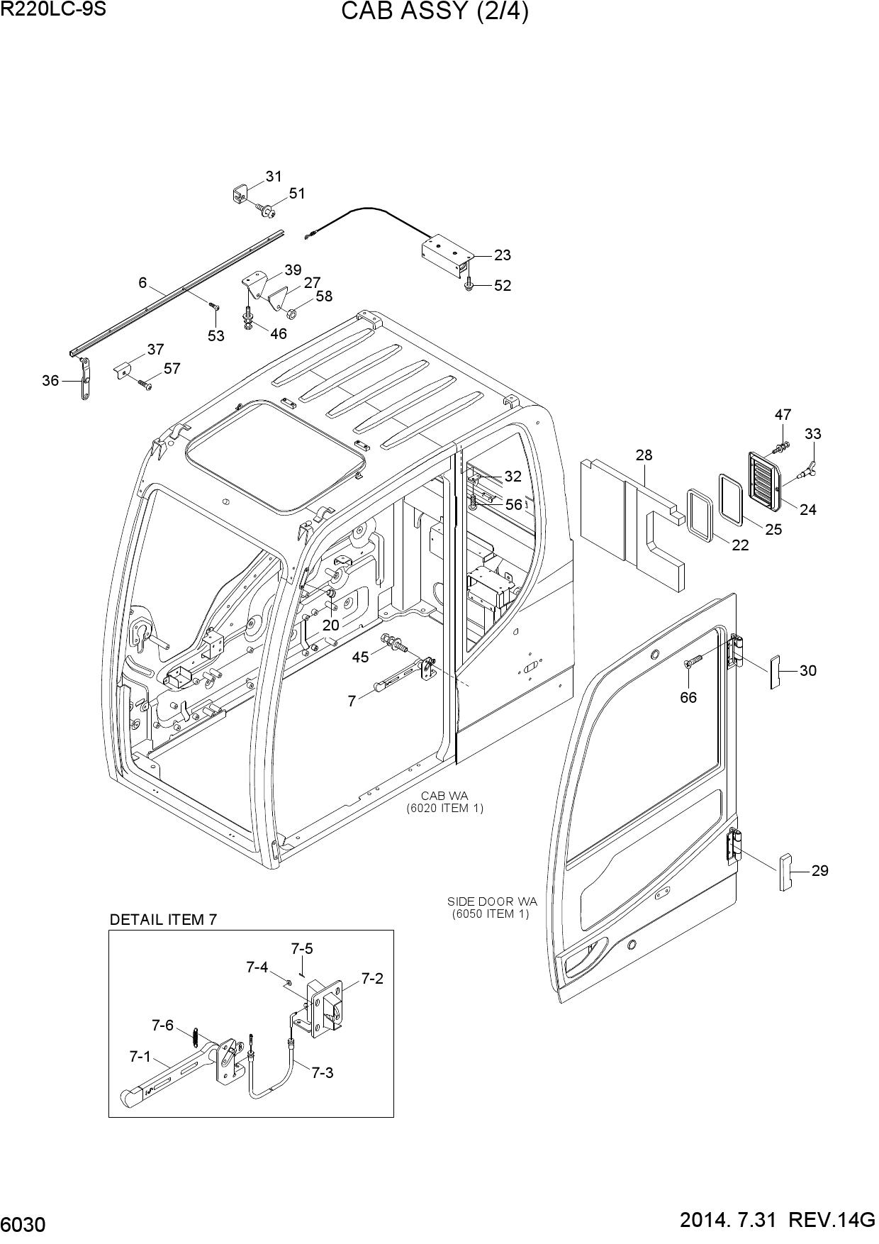 CAB ASSY(2/4)