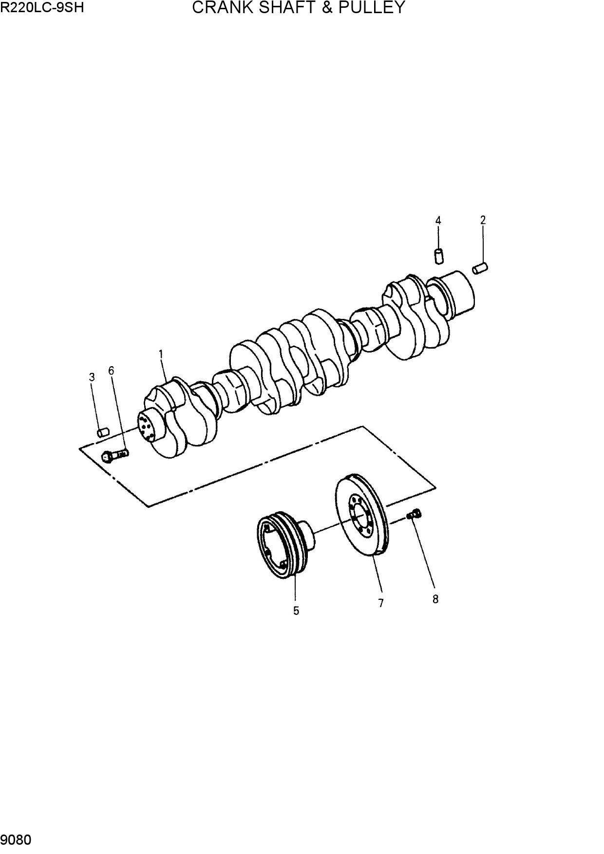 CRANK SHAFT & PULLEY