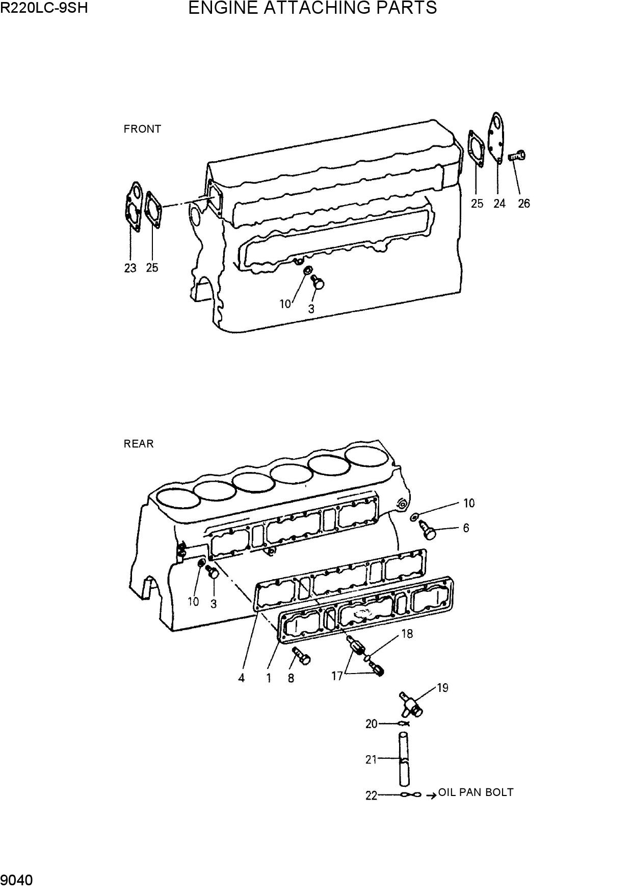 ENGINE ATTACHING PARTS