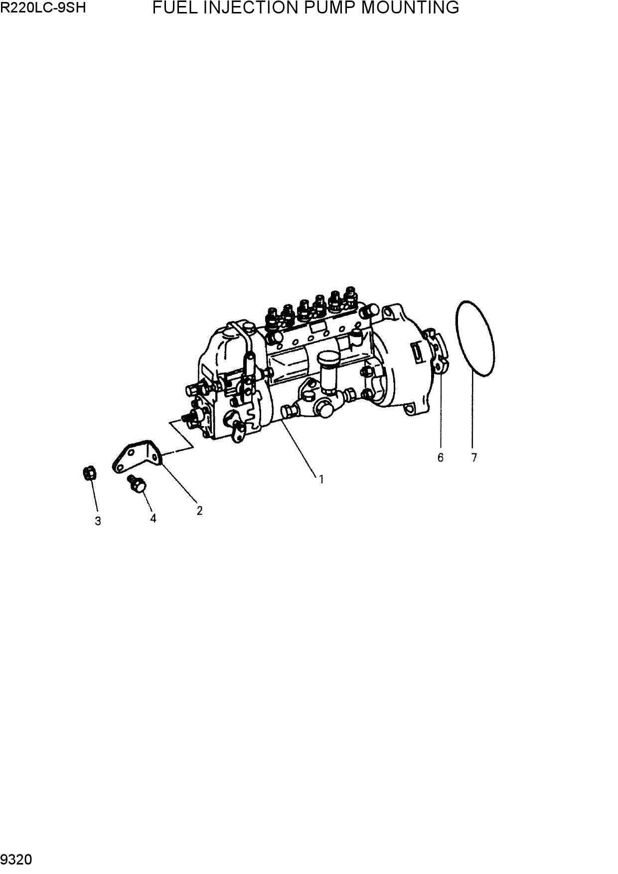 FUEL INJECTION PUMP MOUNTING