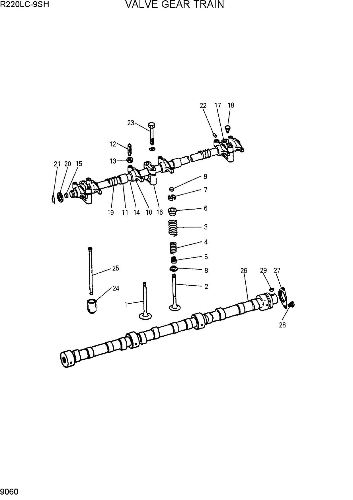 VALVE GEAR TRAIN