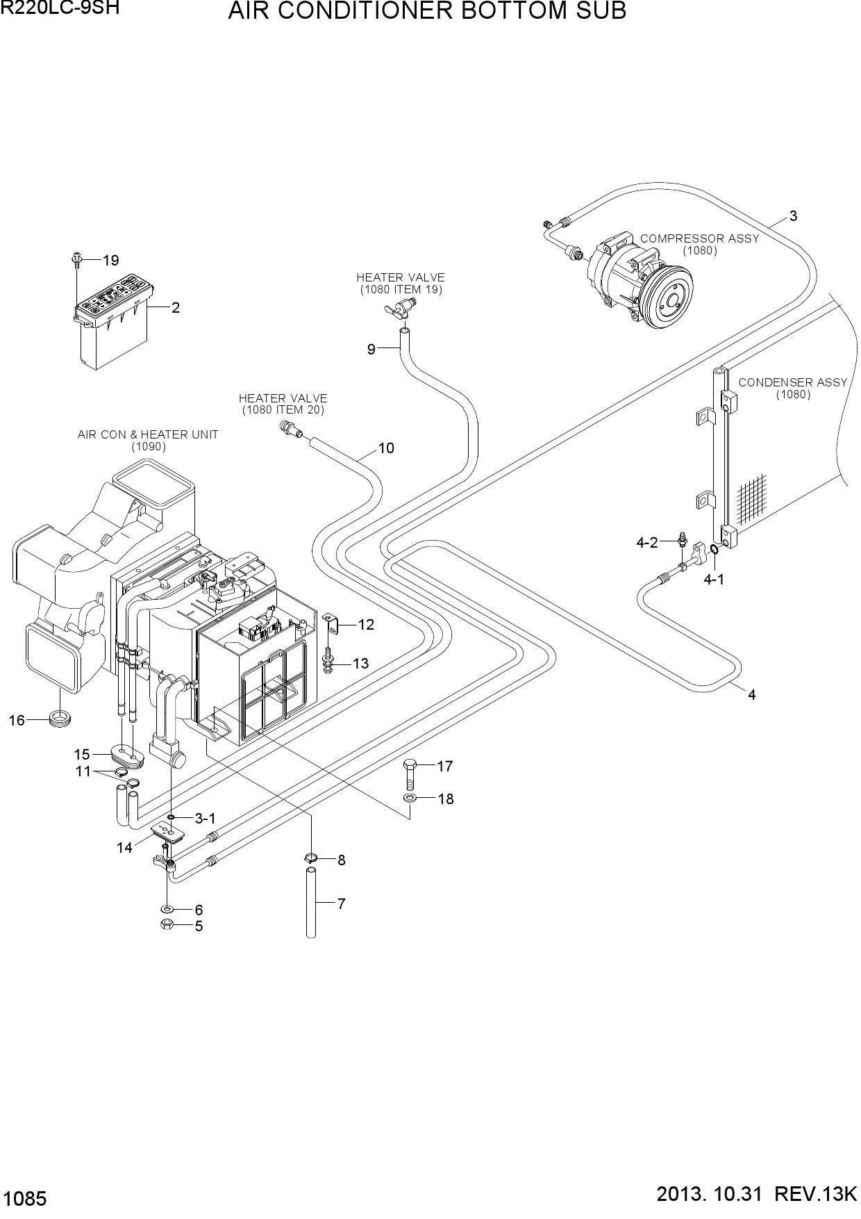 AIR CONDITIONER BOTTOM SUB