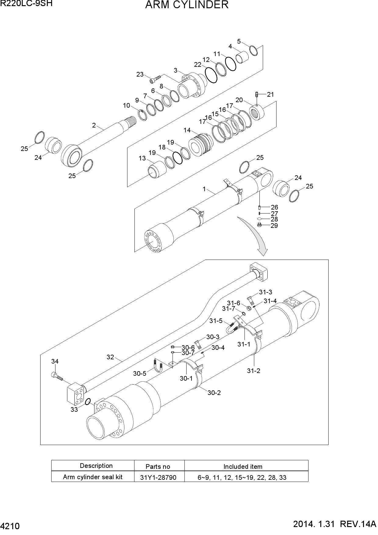 ARM CYLINDER