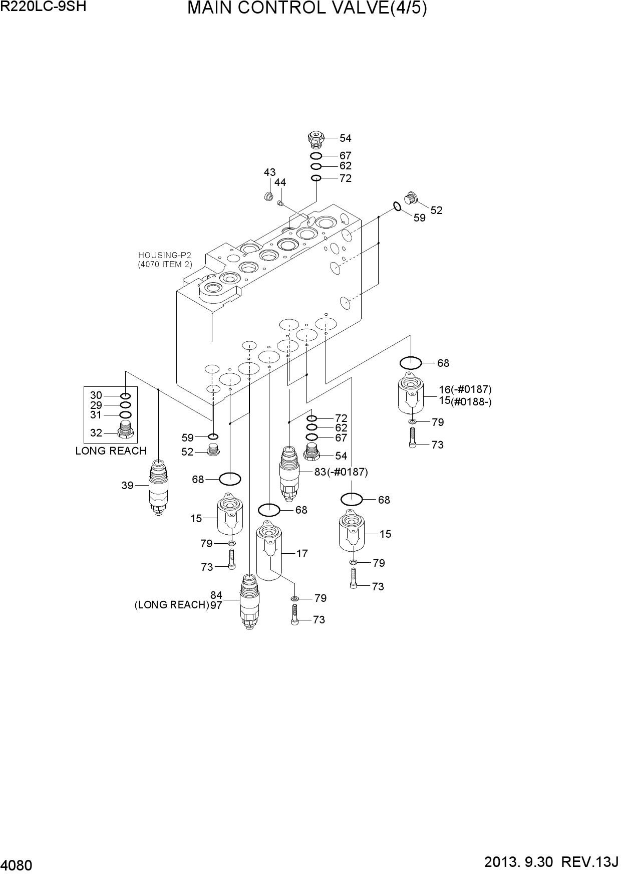 MAIN CONTROL VALVE(4/5, TYPE 1)