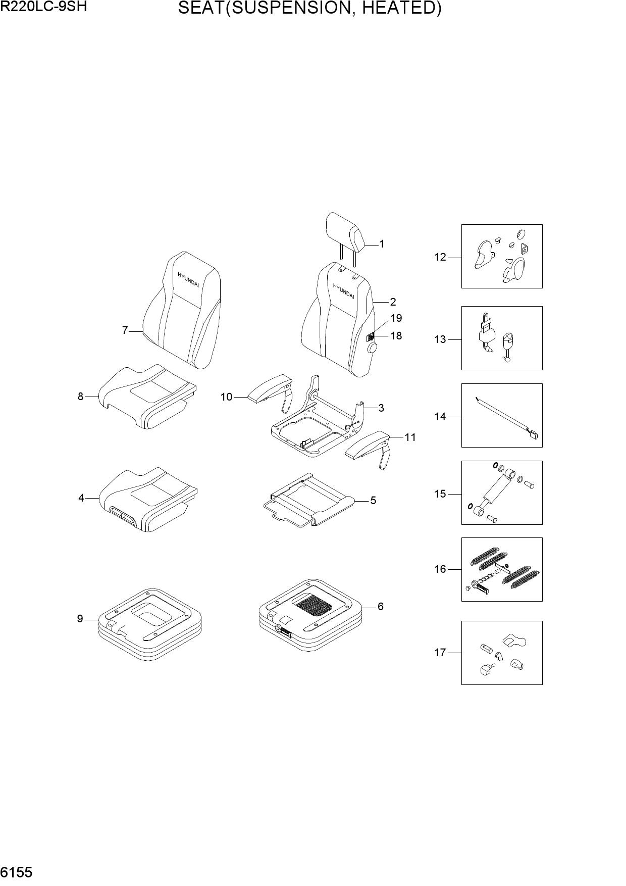 SEAT(SUSPENSION, HEATED)