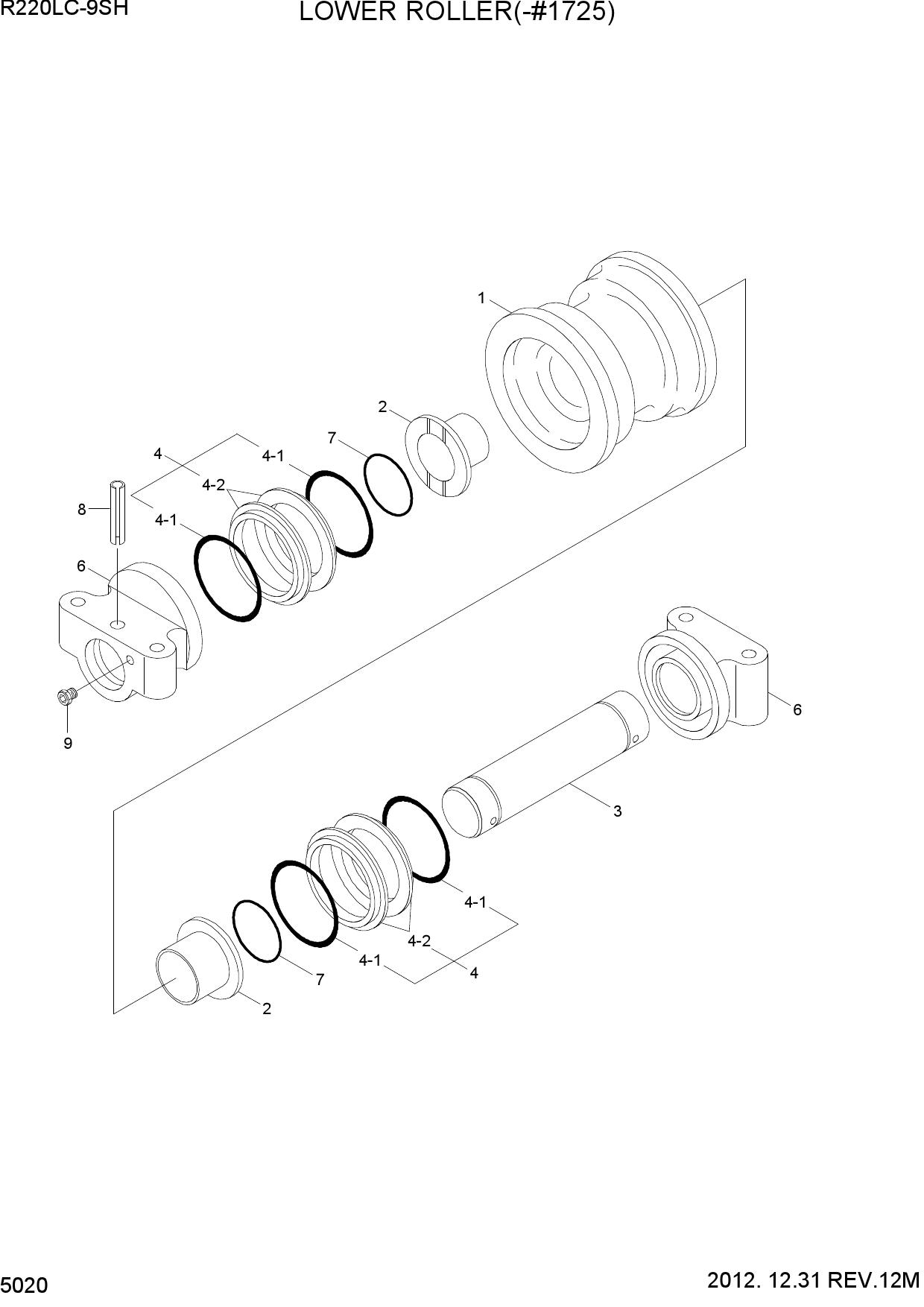 LOWER ROLLER(-#1754)