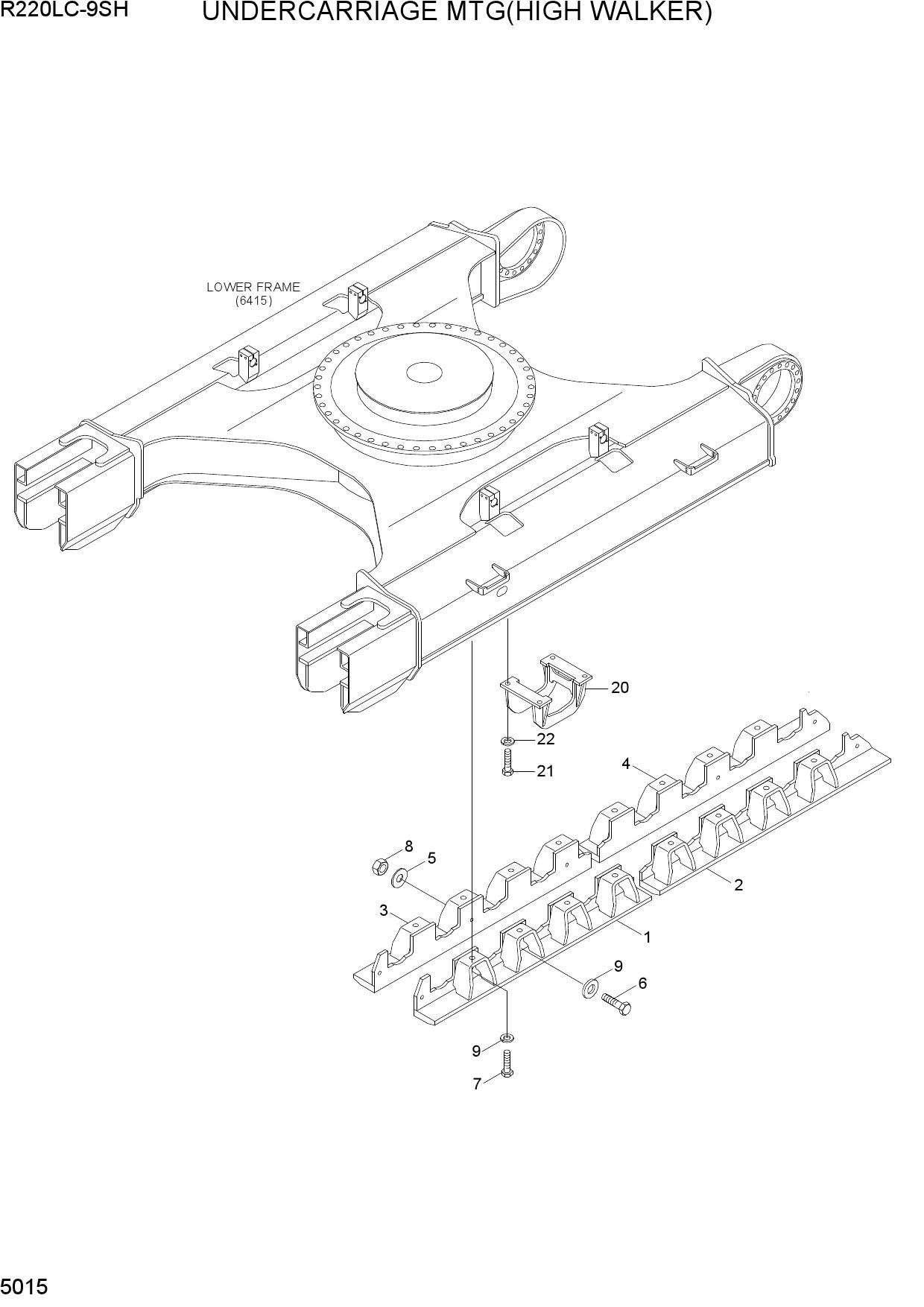 UNDERCARRIAGE MTG(HIGH WALKER)