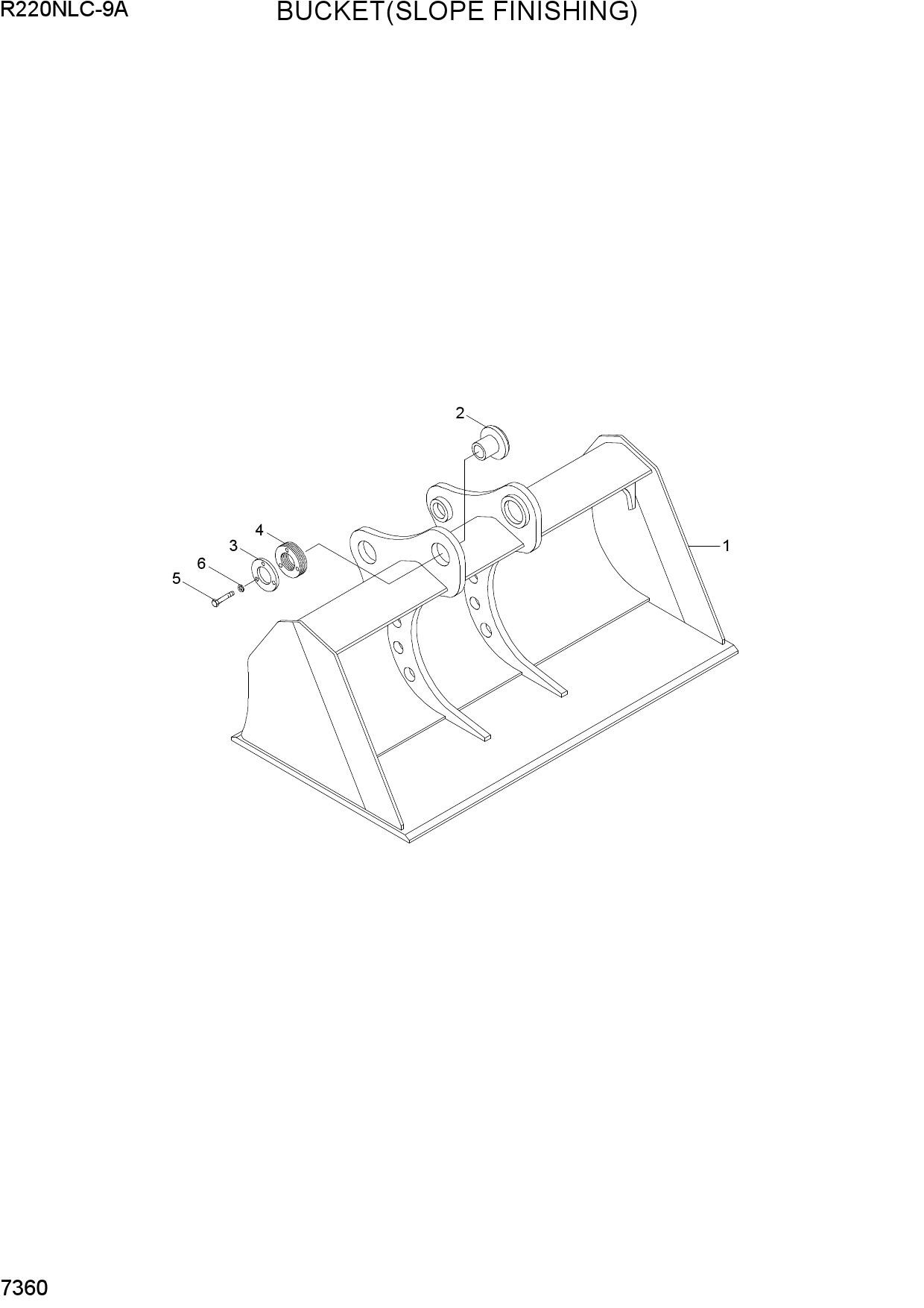 BUCKET(SLOPE FINISHING)