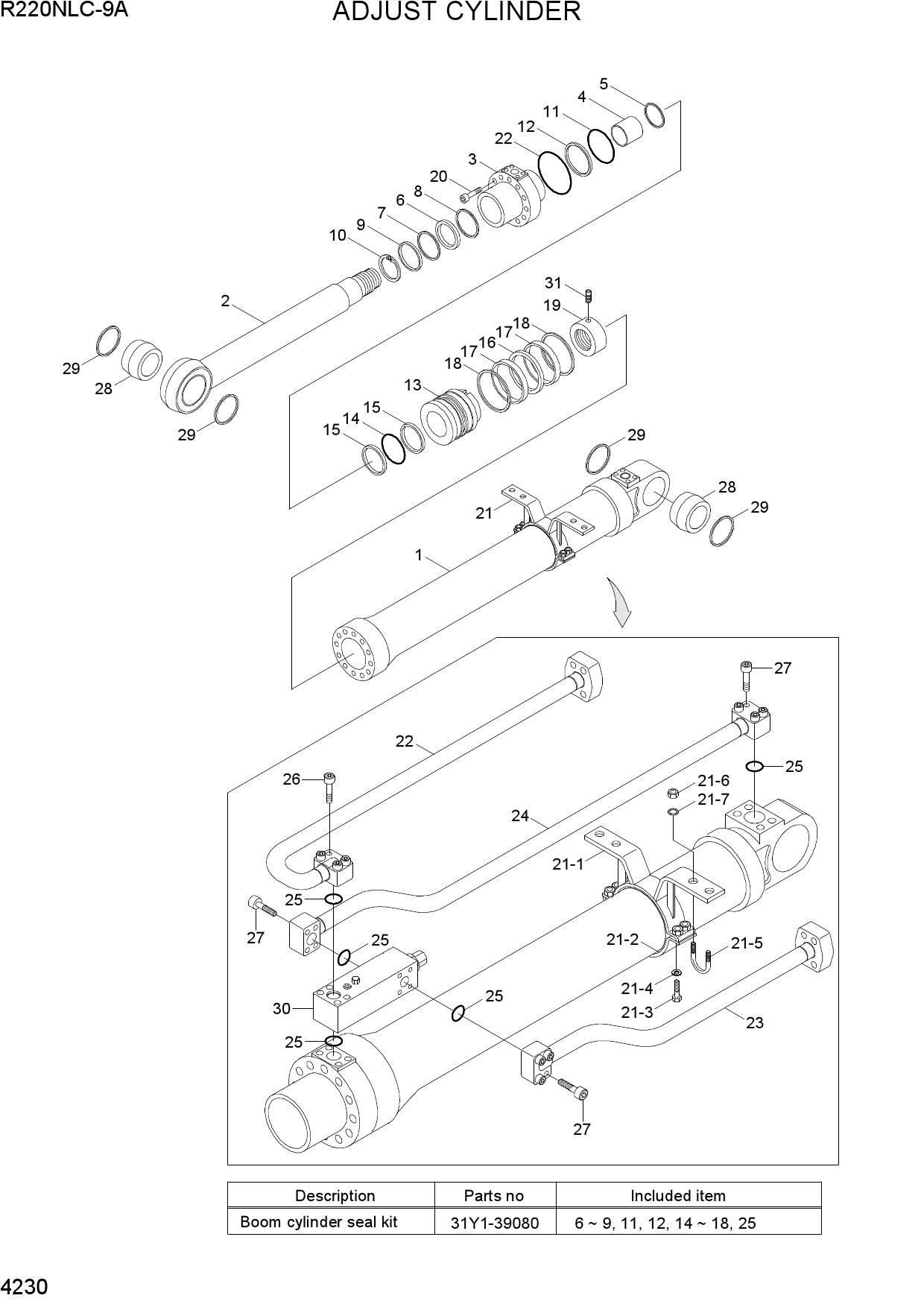ADJUST CYLINDER
