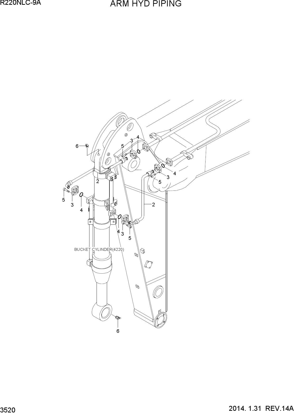 ARM HYD PIPING