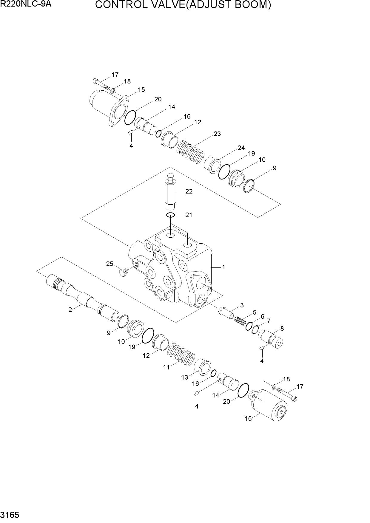CONTROL VALVE(ADJUST BOOM)