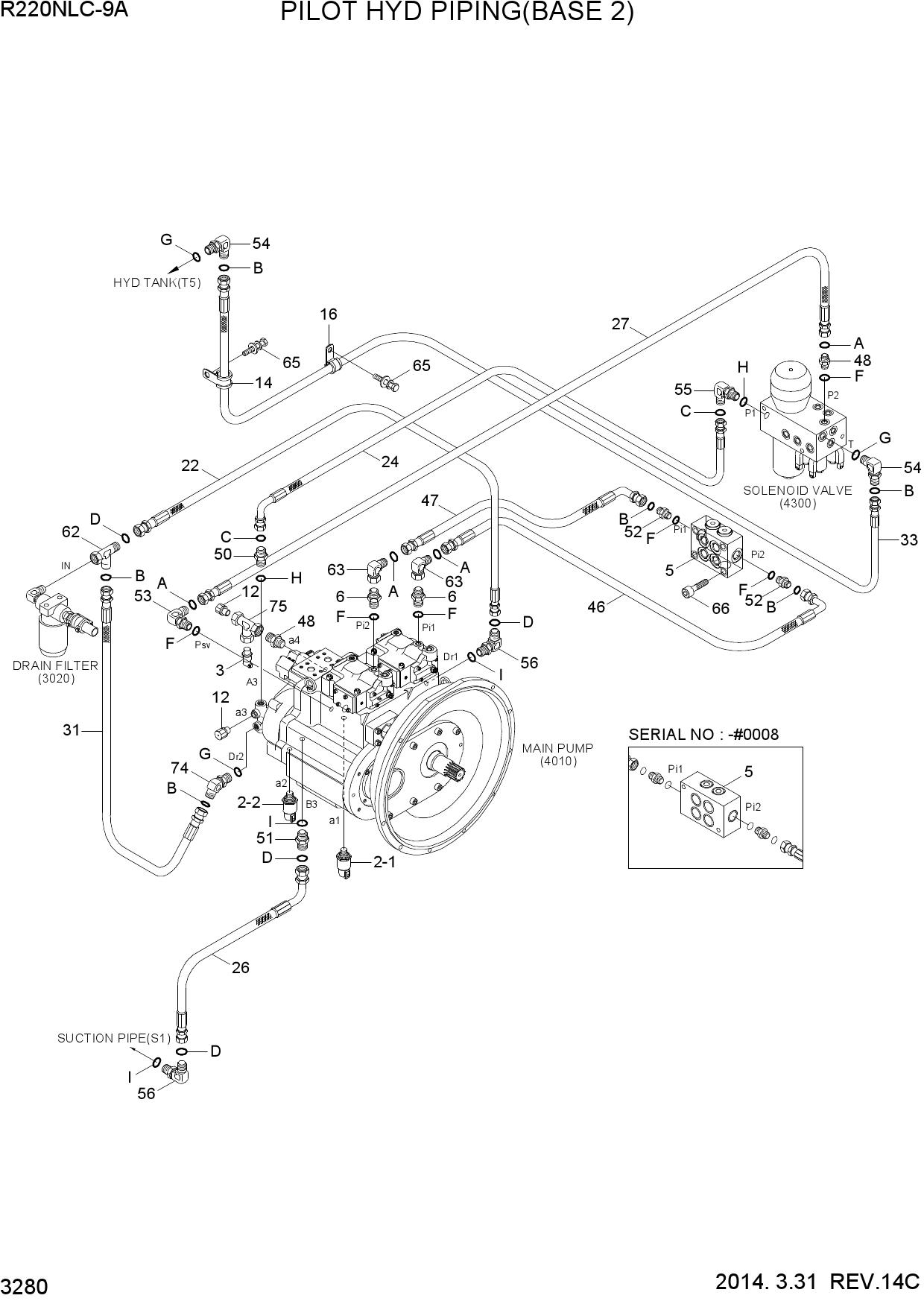 PILOT HYD PIPING(BASE 2)