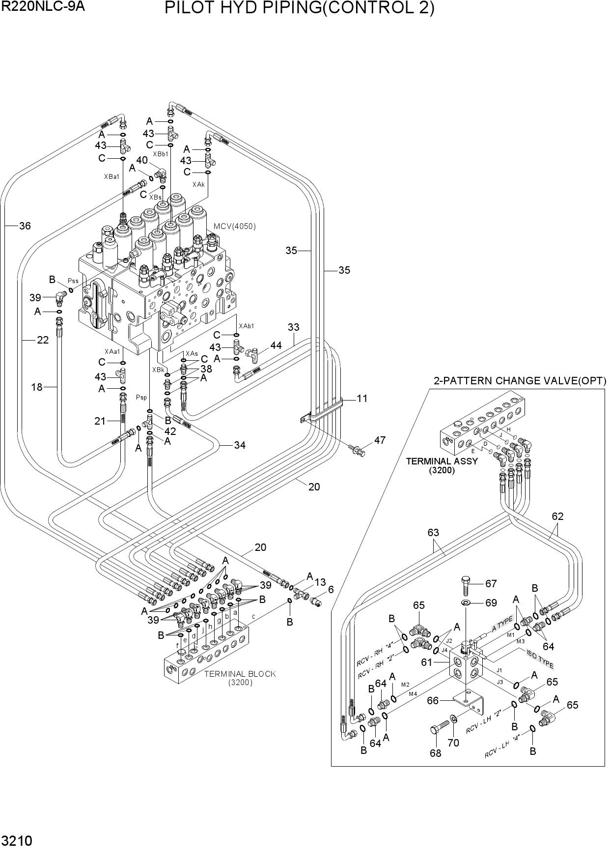 PILOT HYD PIPING(CONTROL 2)