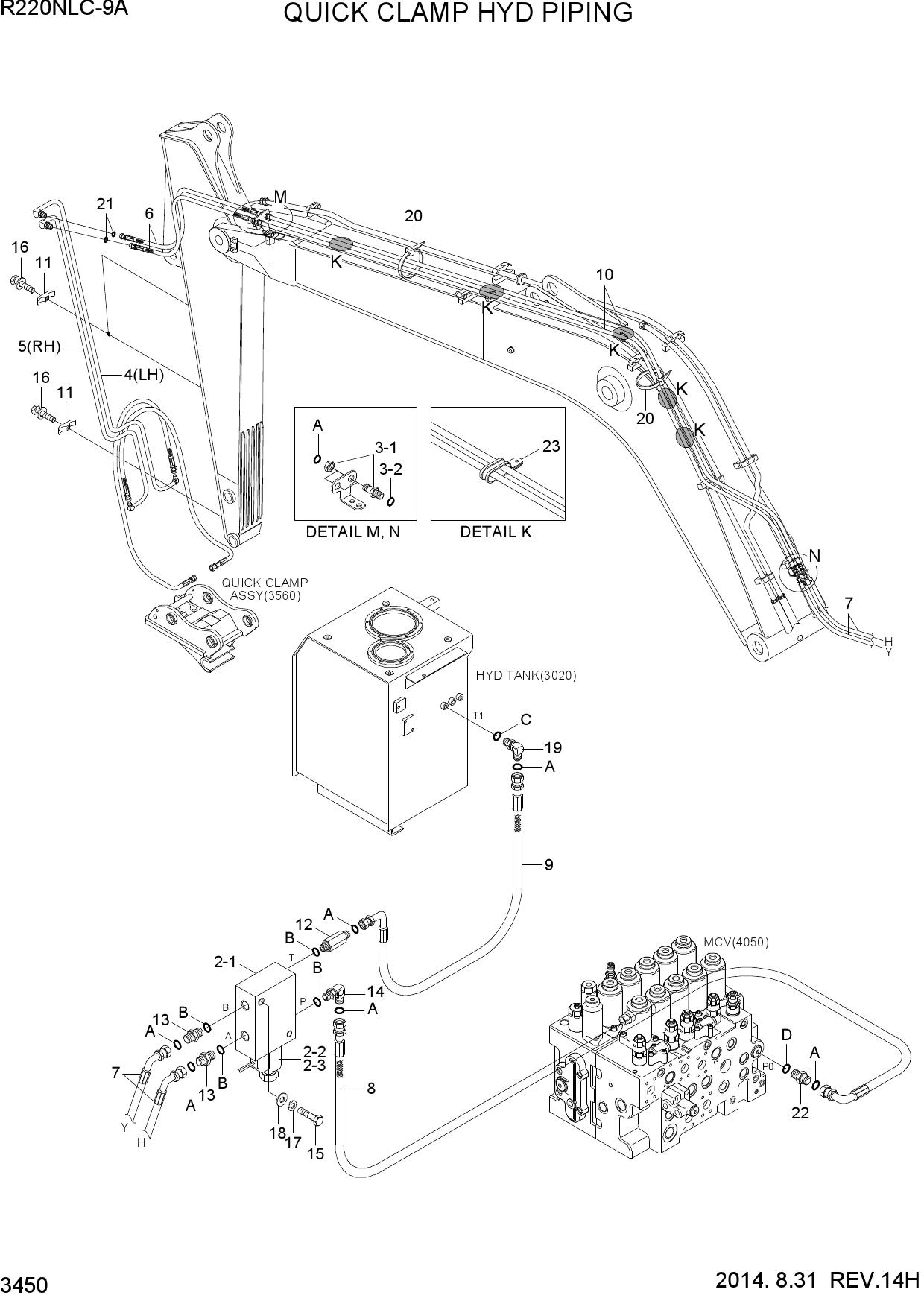 QUICK CLAMP HYD PIPING
