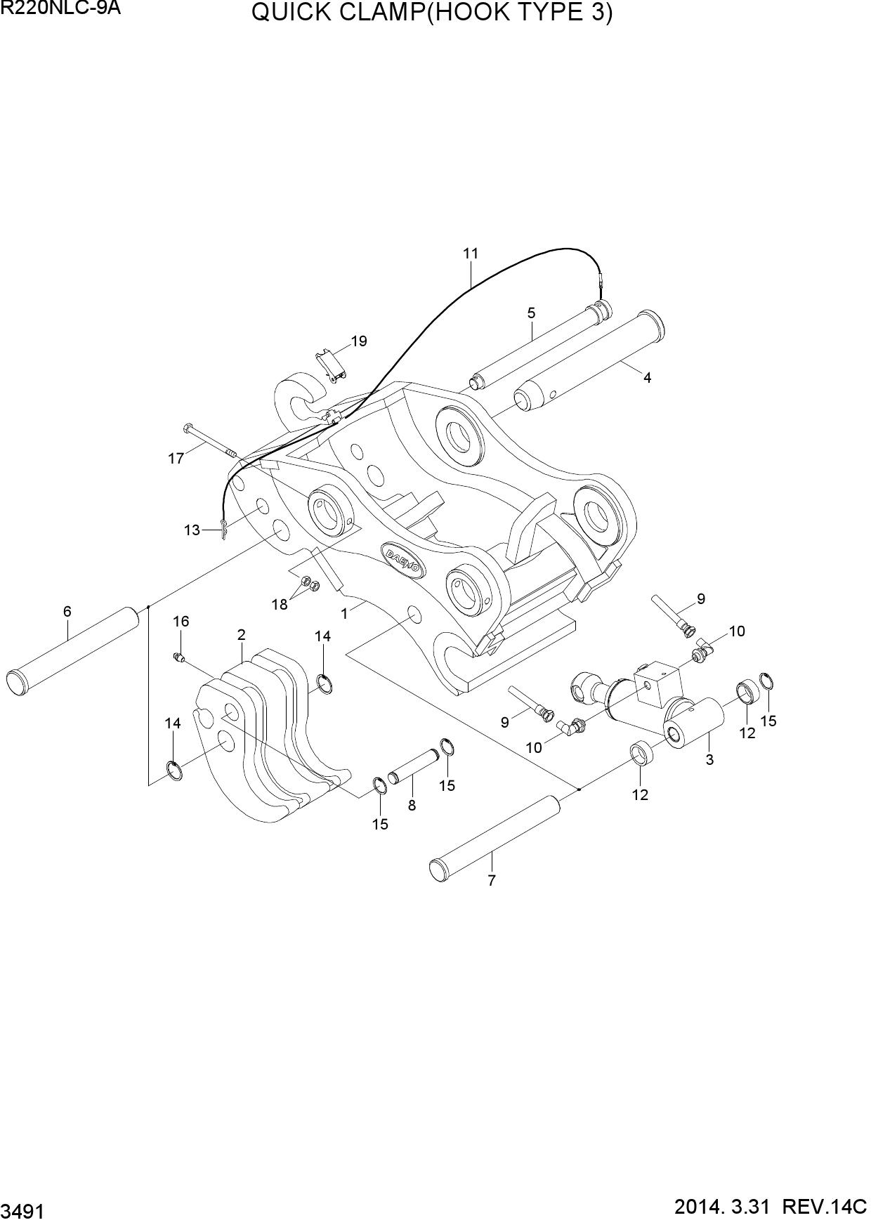 QUICK CLAMP(HOOK TYPE 3)