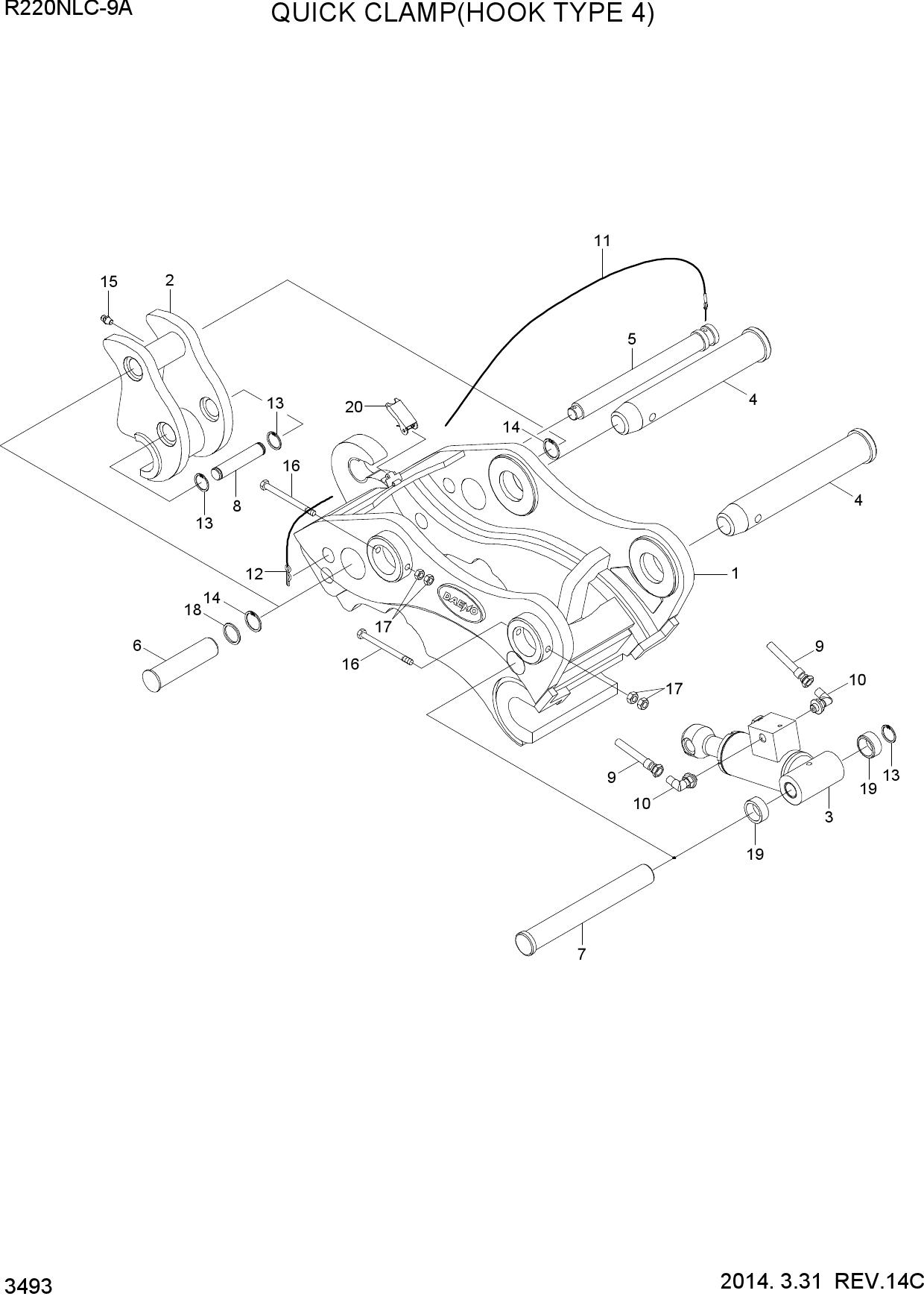 QUICK CLAMP(HOOK TYPE 4)