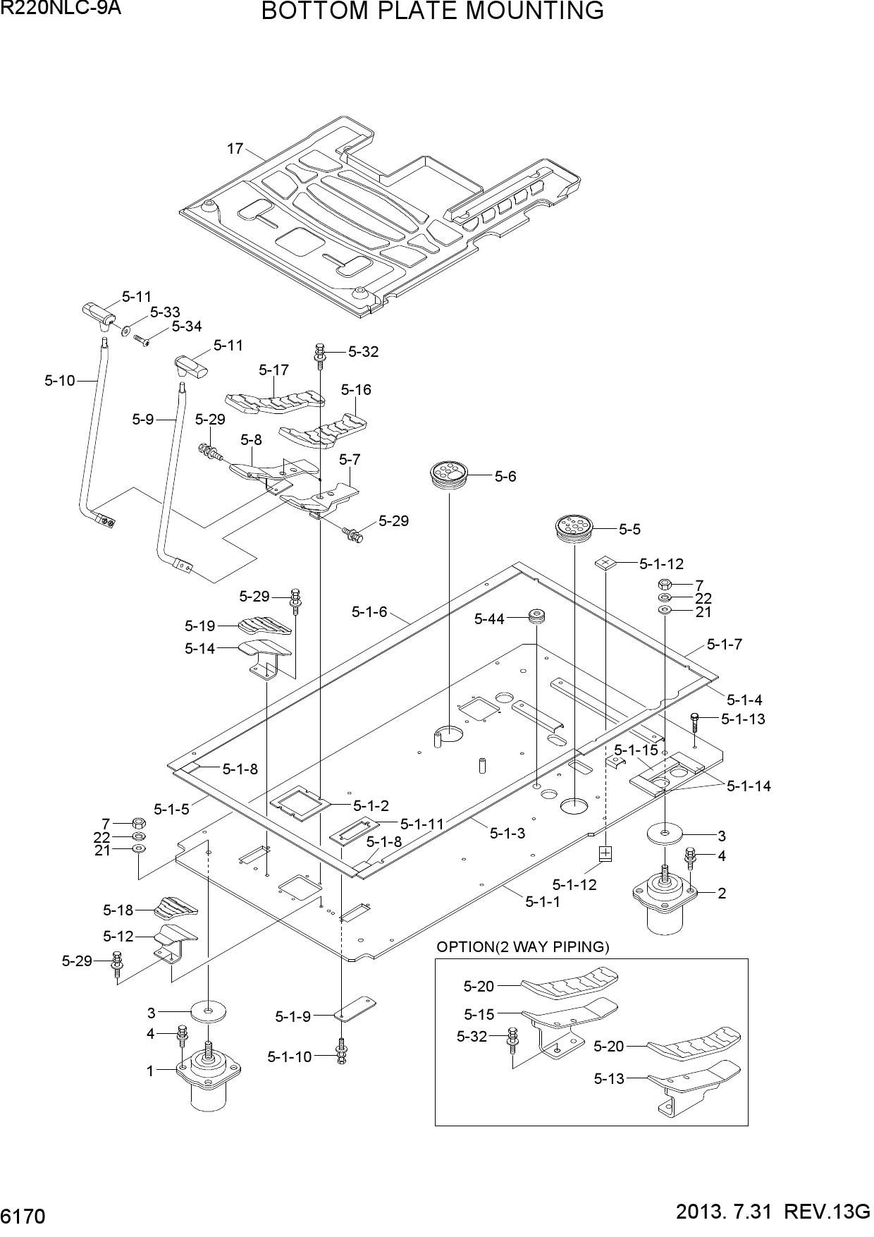 BOTTOM PLATE MOUNTING