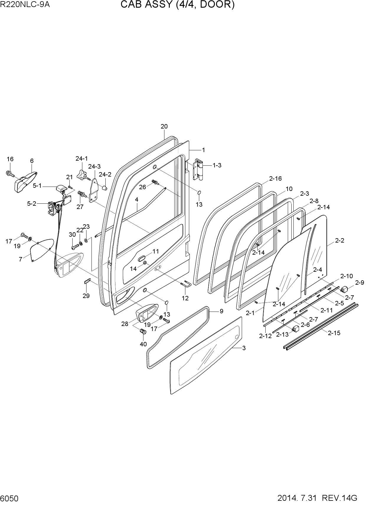 CAB ASSY(4/4, DOOR)