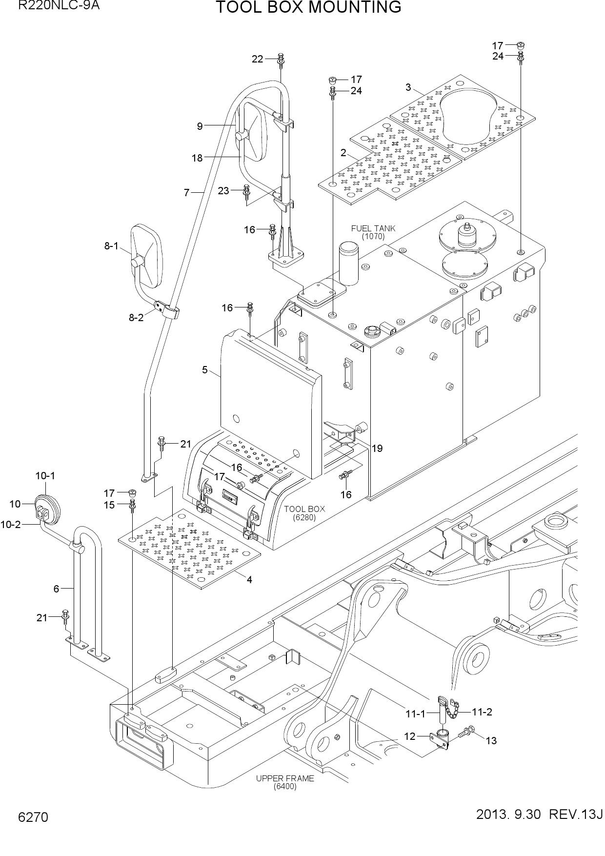 TOOL BOX MOUNTING