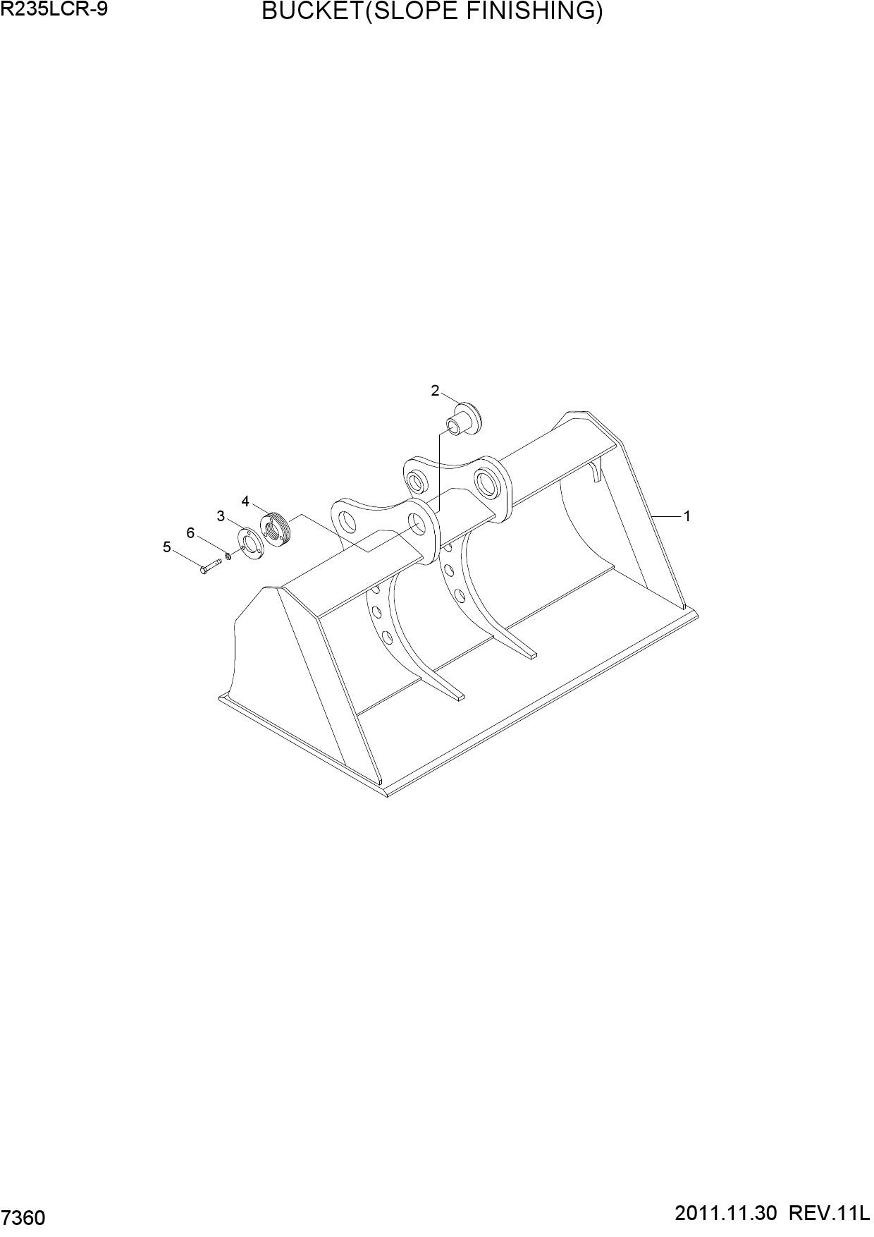 BUCKET(SLOPE FINISHING)