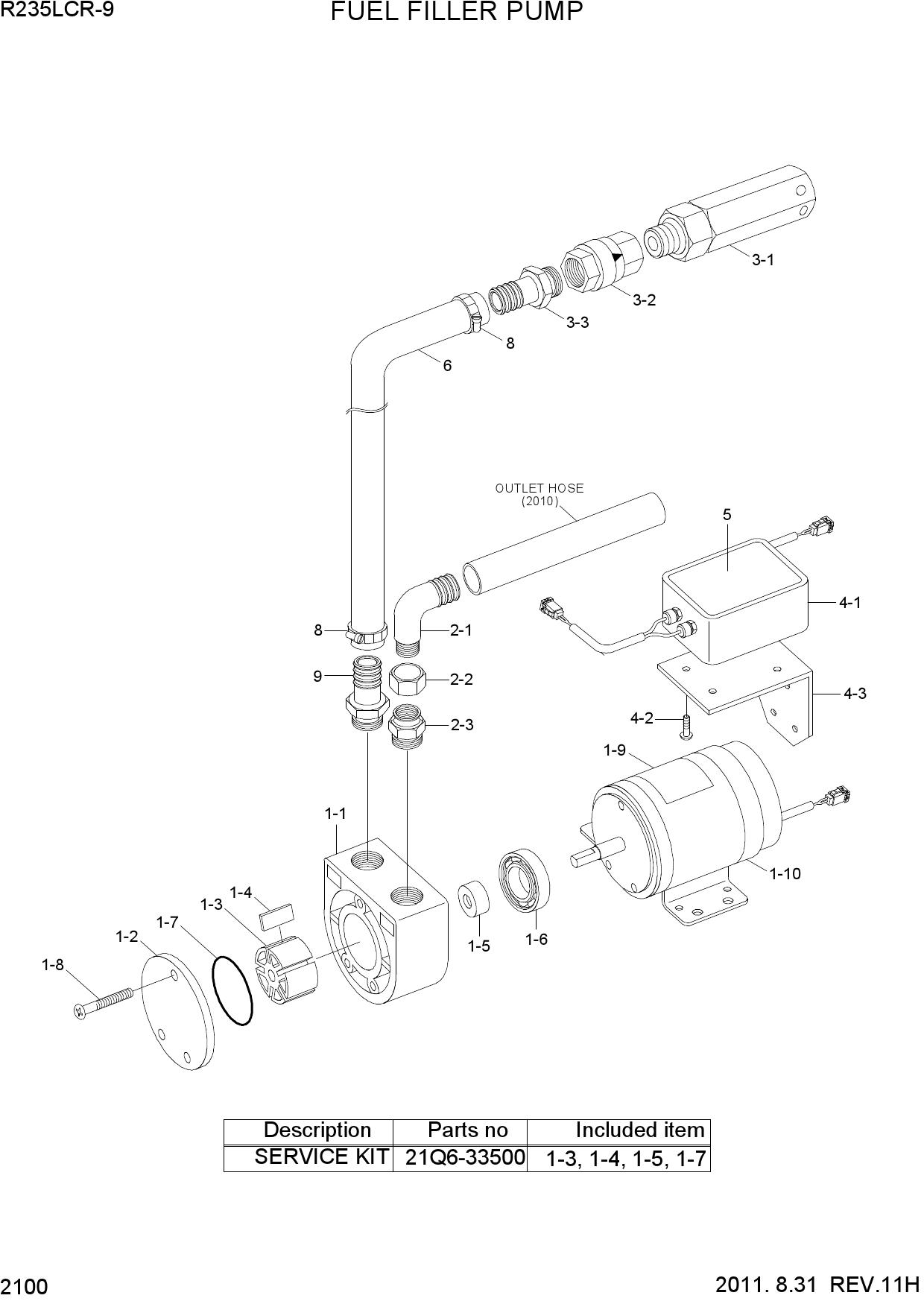 FUEL FILLER PUMP