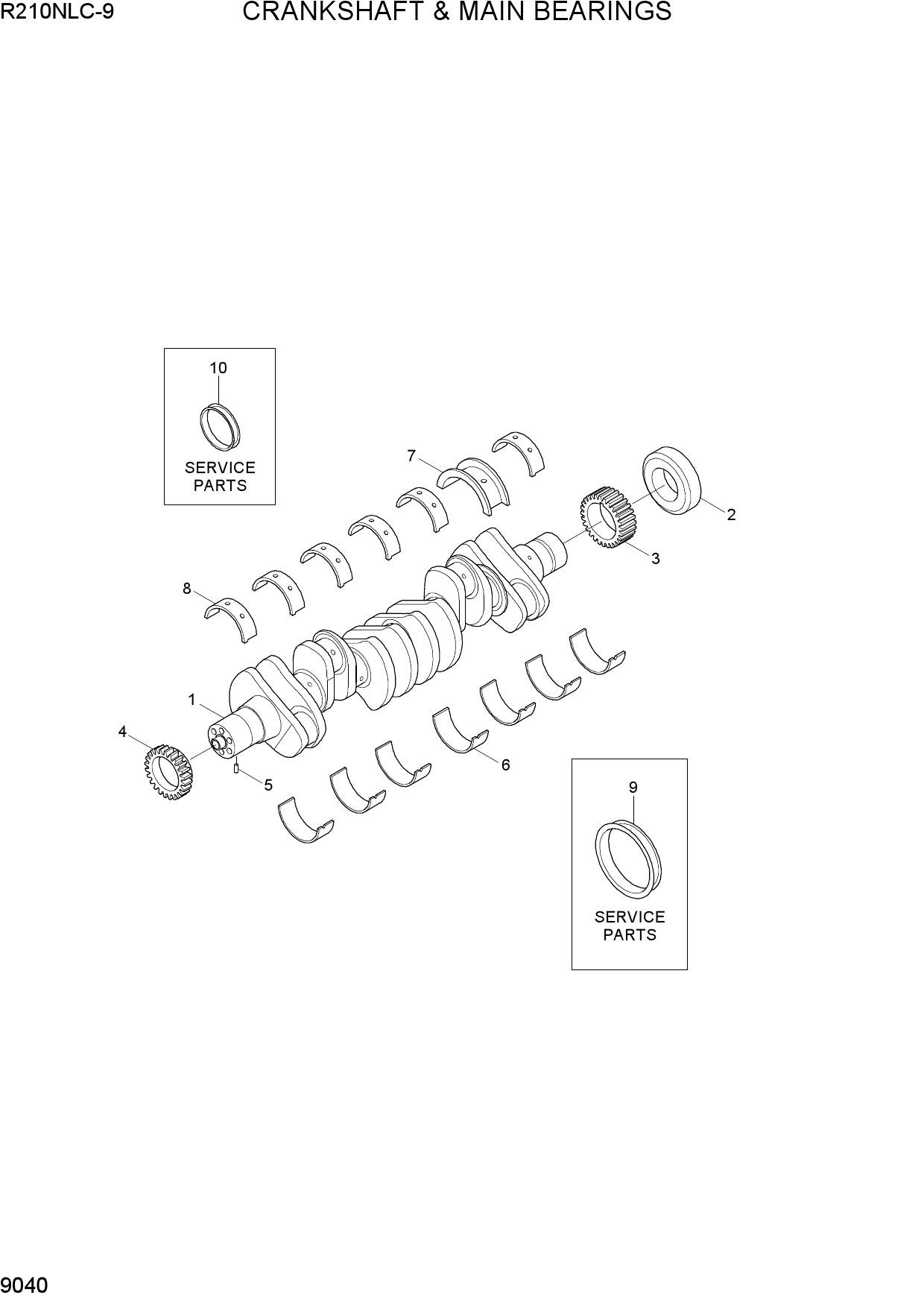 CRANKSHAFT & MAIN BEARINGS