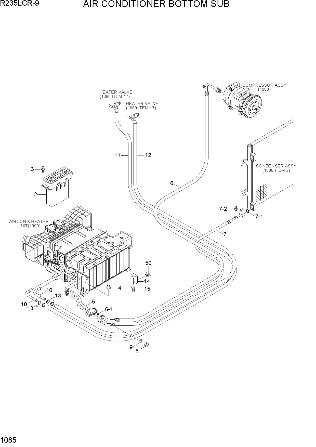 AIR CONDITIONER BOTTOM SUB
