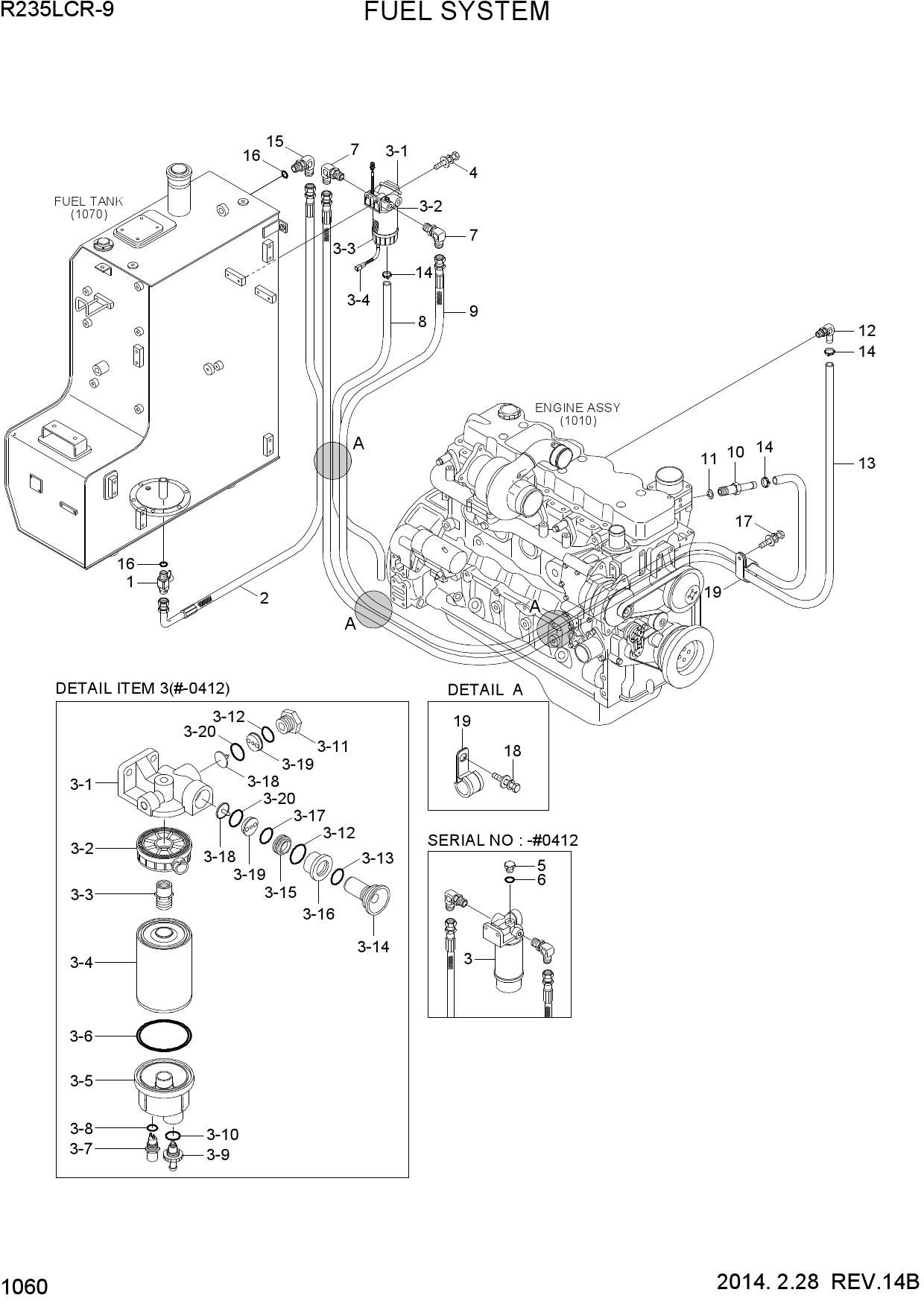 FUEL SYSTEM(WITHOUT PREFILTER)