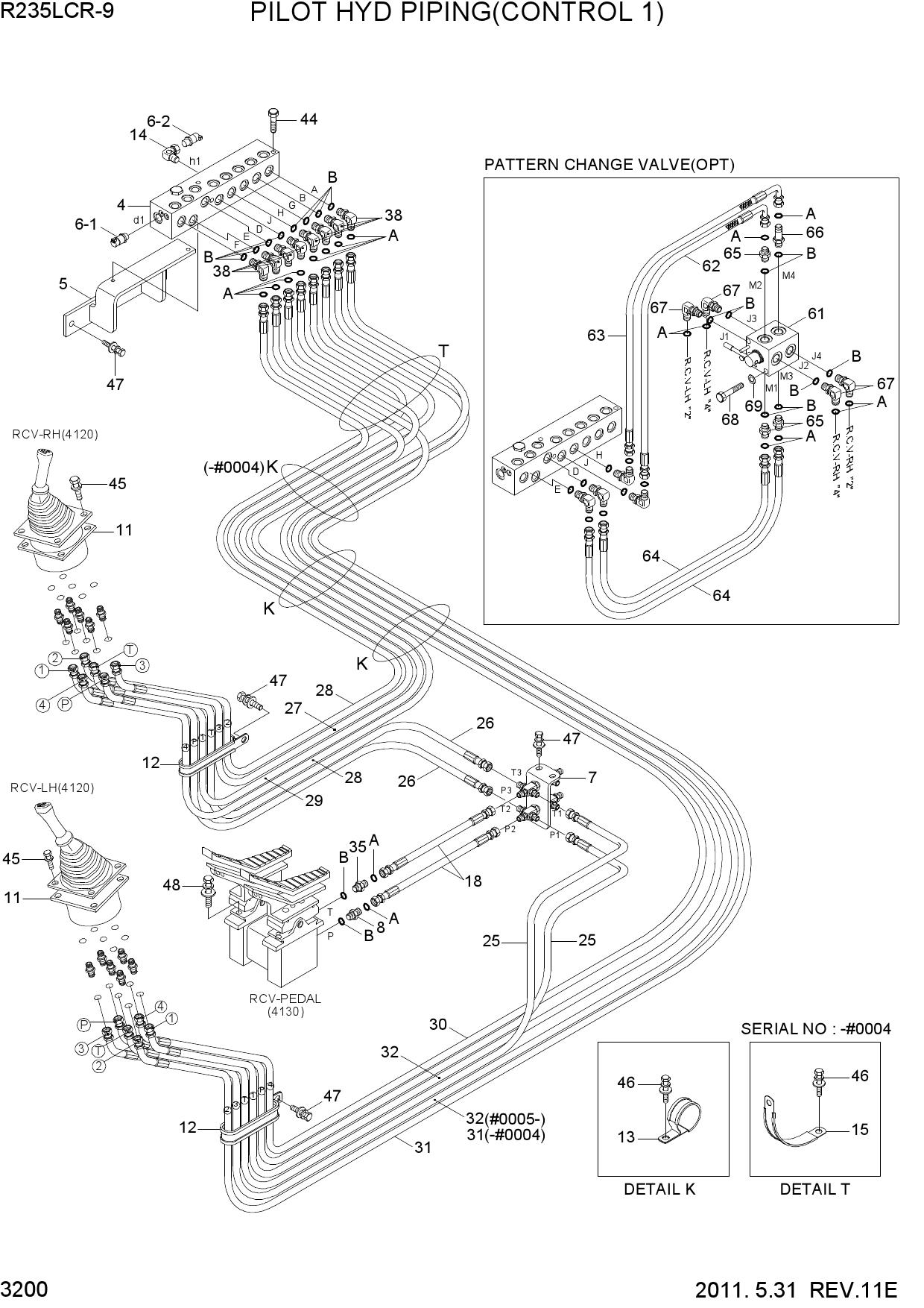 PILOT HYD PIPING(CONTROL 1)
