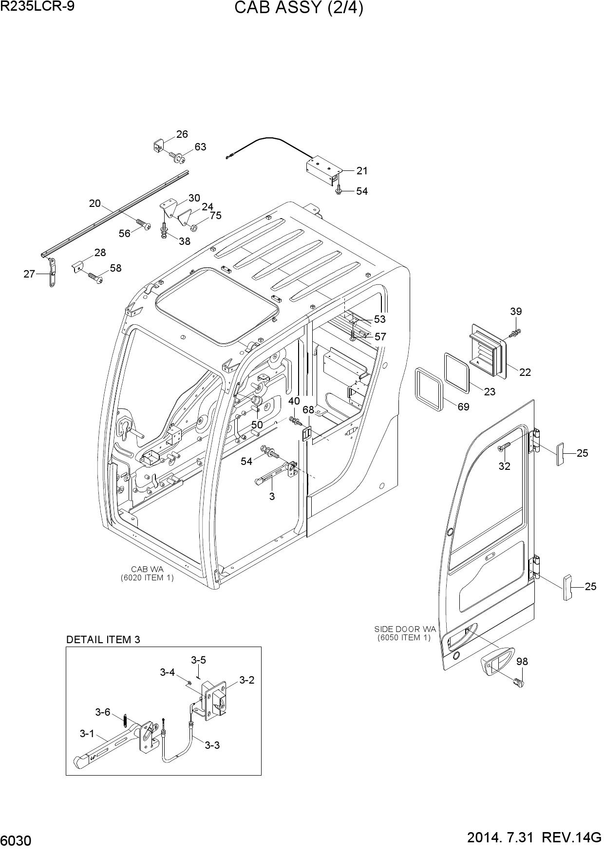 CAB ASSY(2/4)