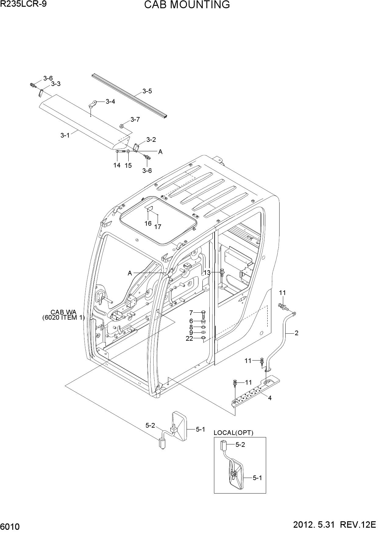 CAB MOUNTING