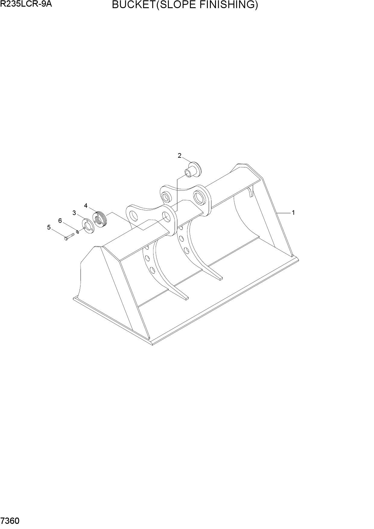 BUCKET(SLOPE FINISHING)