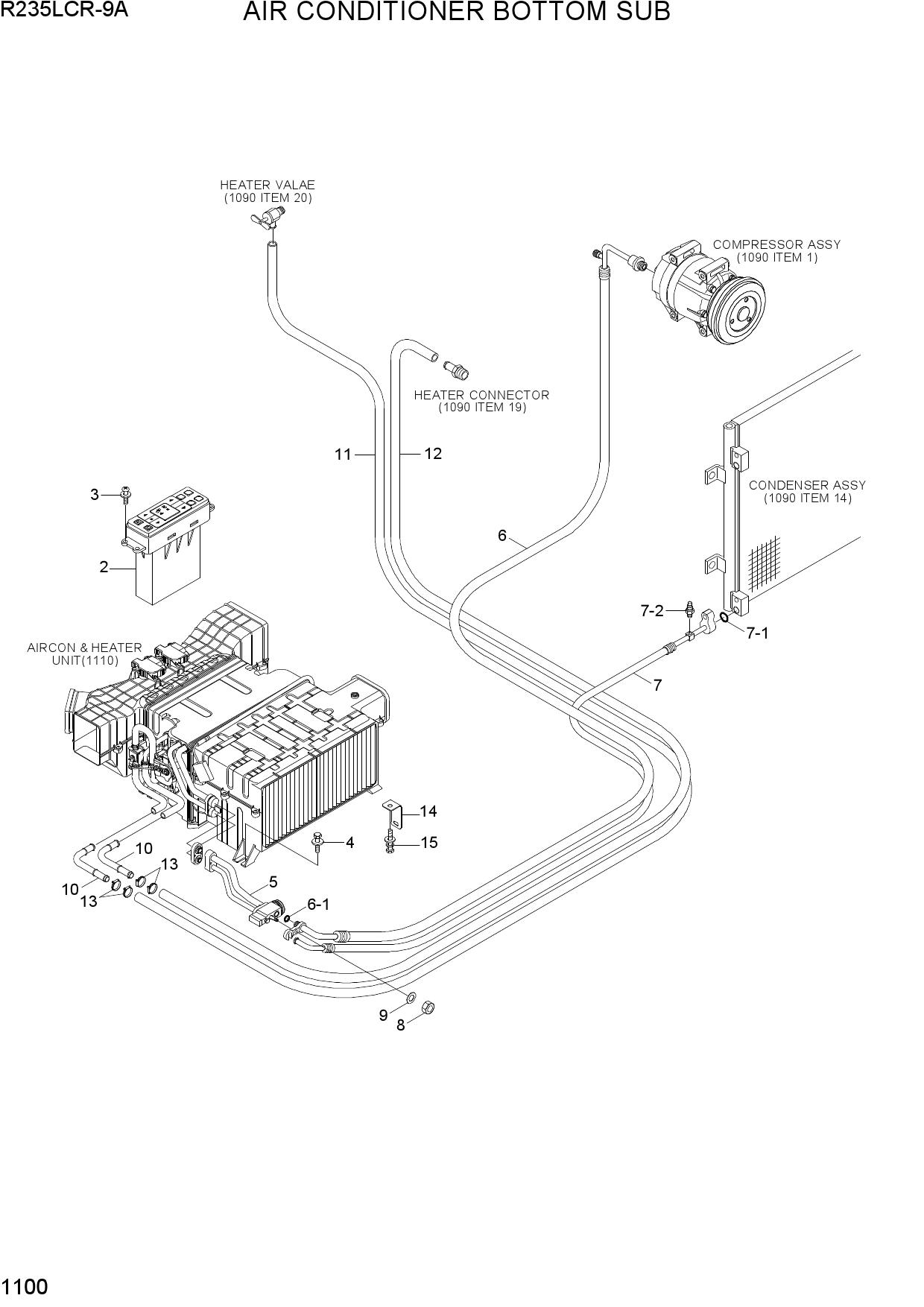 AIR CONDITIONER BOTTOM SUB
