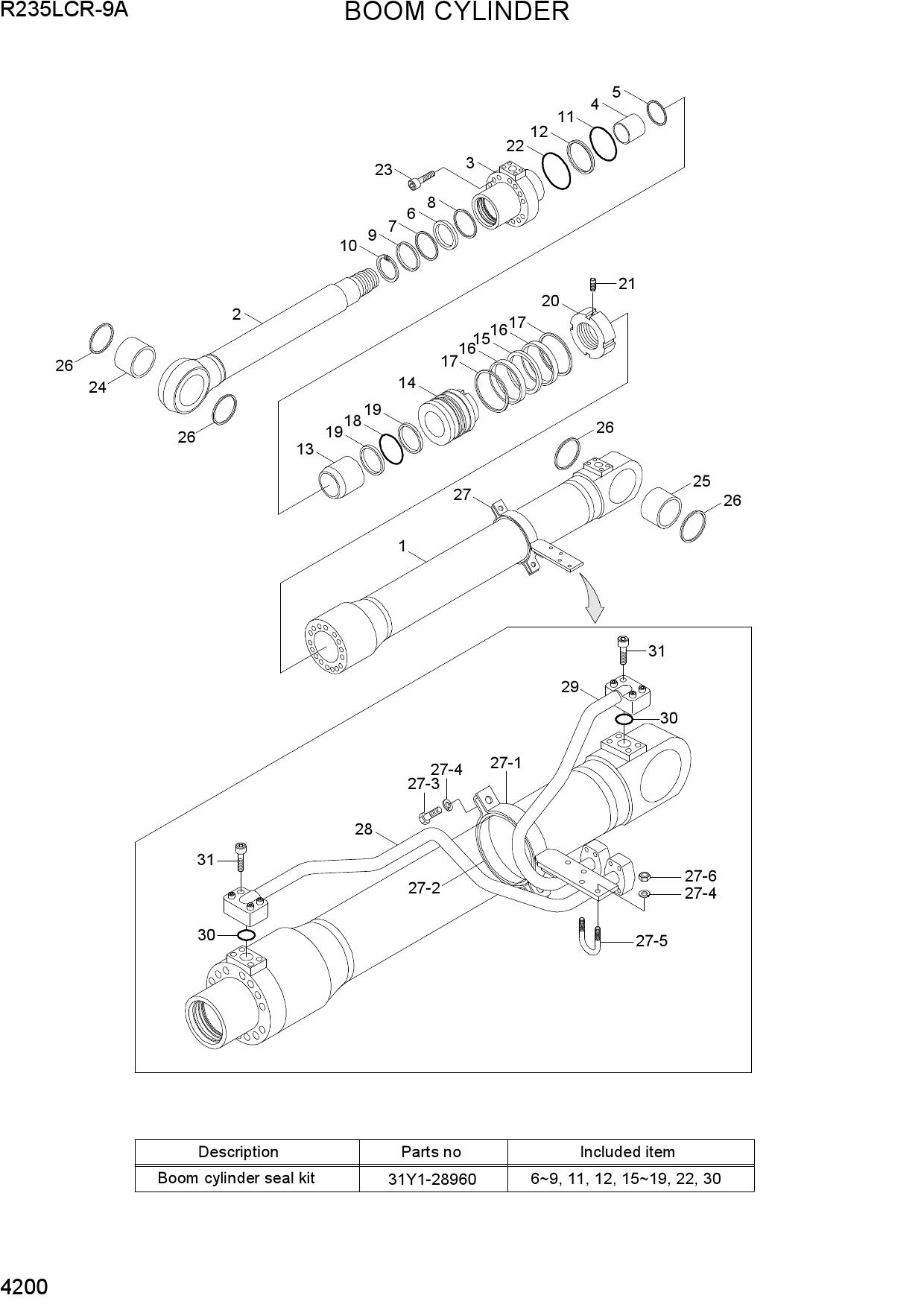 BOOM CYLINDER