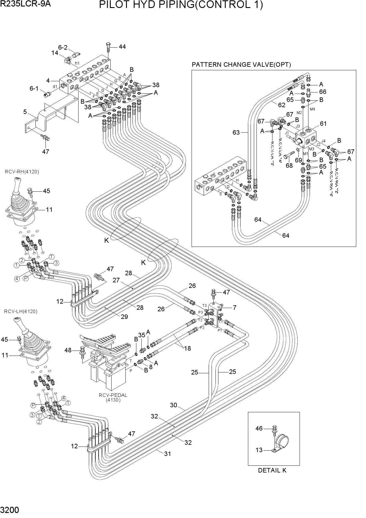 PILOT HYD PIPING(CONTROL 1)