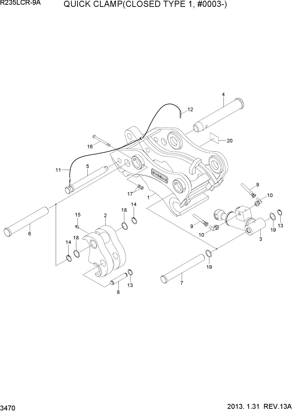 QUICK CLAMP(CLOSED TYPE 1, #0003-)