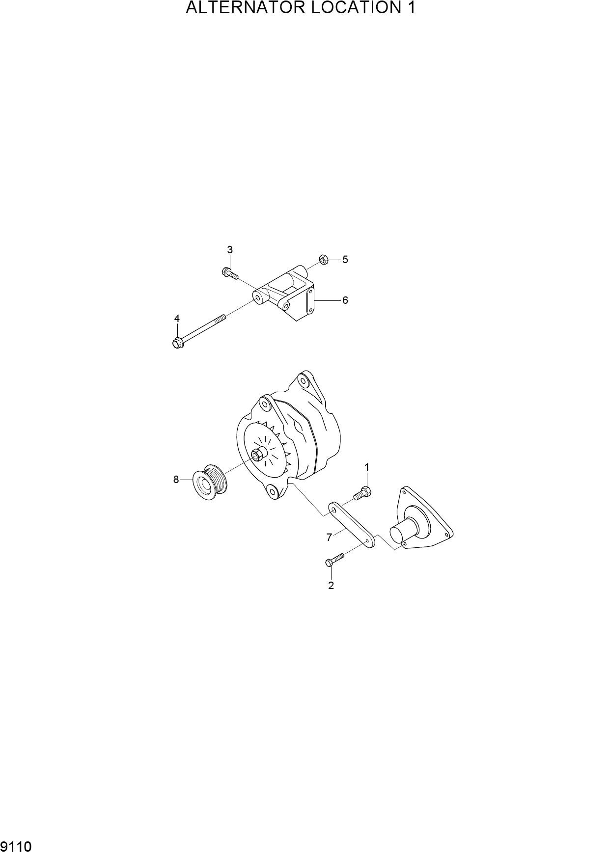 ALTERNATOR LOCATION 1