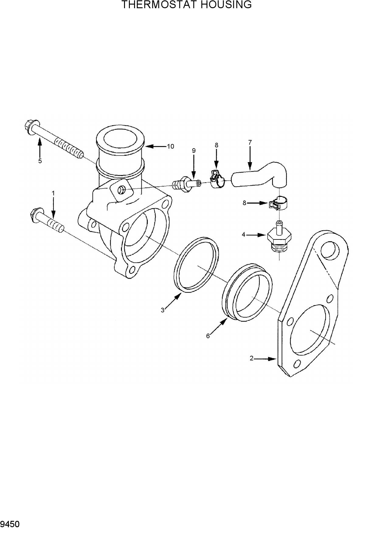 THERMOSTAT HOUSING