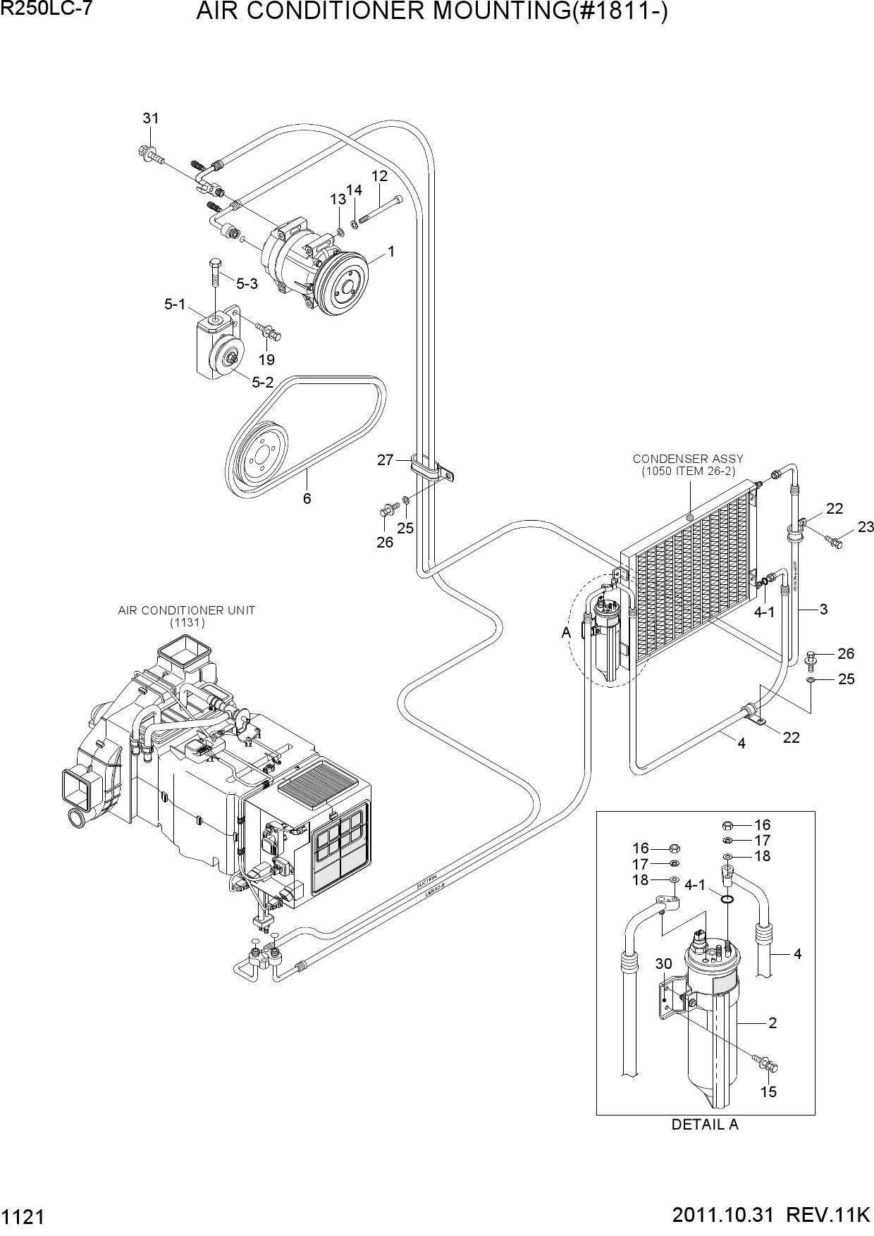 AIR CONDITIONER MOUNTING(#1811-)