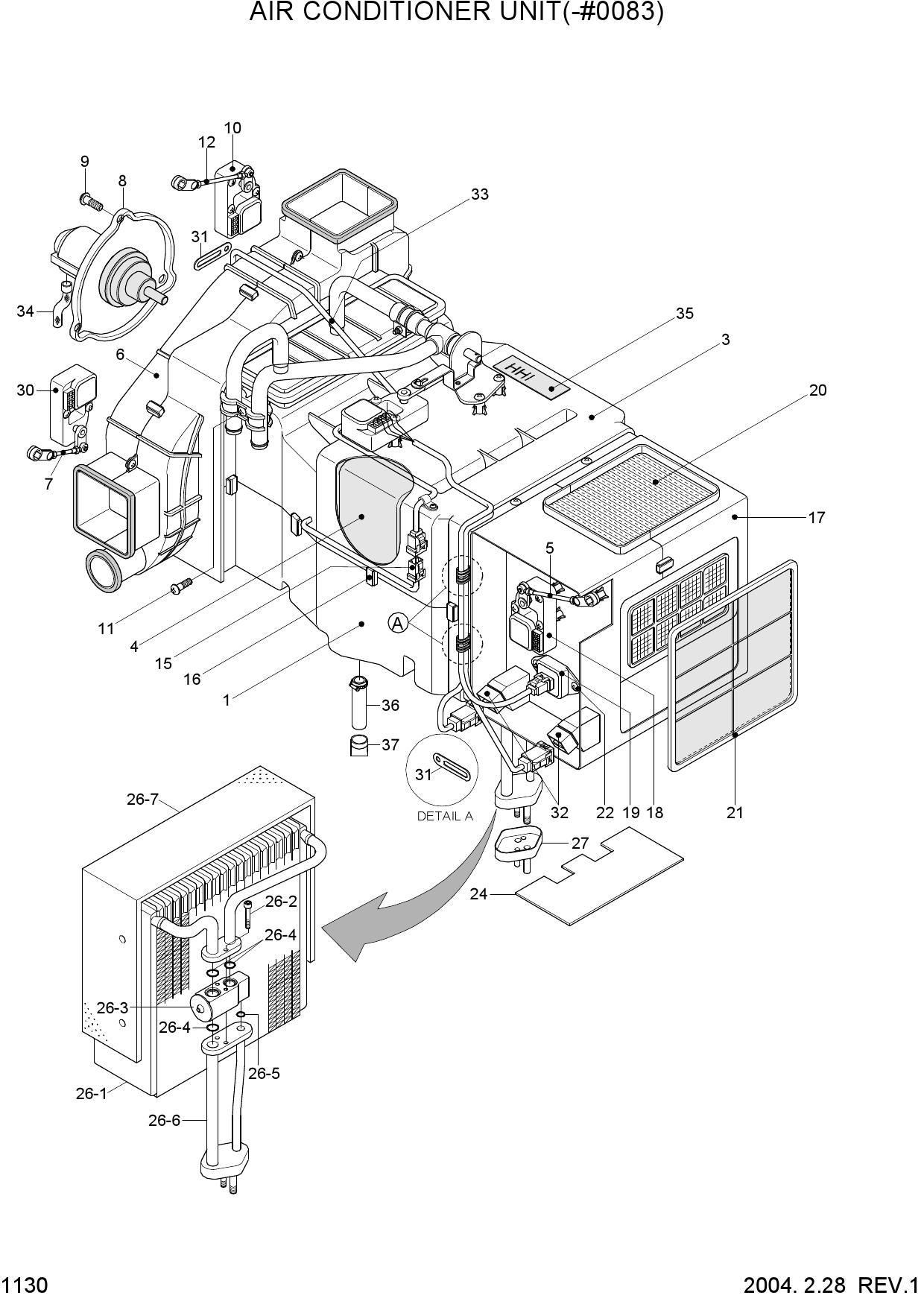 AIR CONDITIONER UNIT(-#0083)