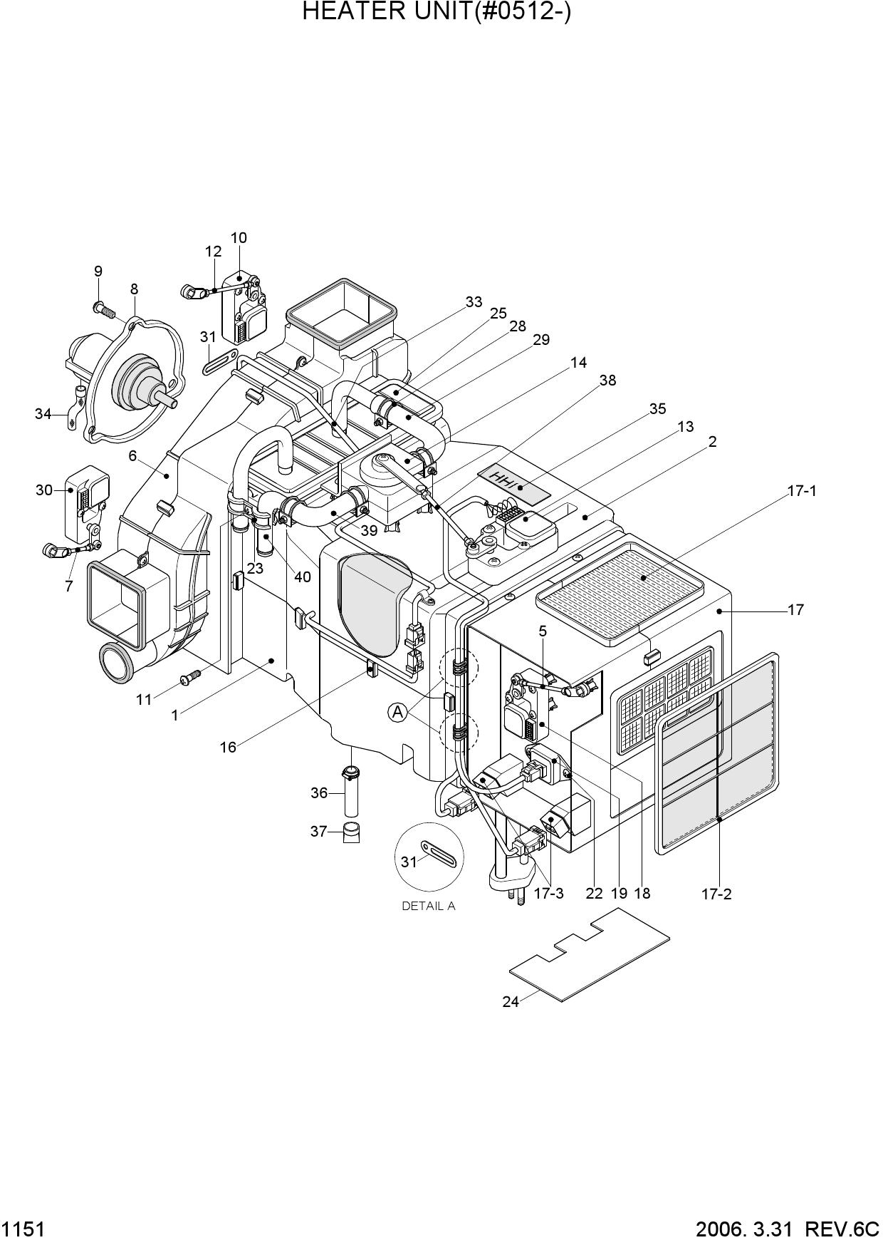 HEATER UNIT(#0512-)