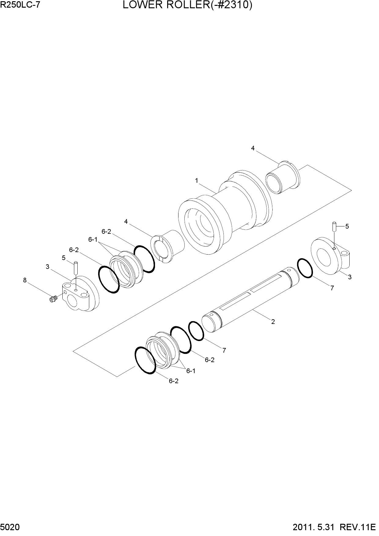 LOWER ROLLER(-#2310)
