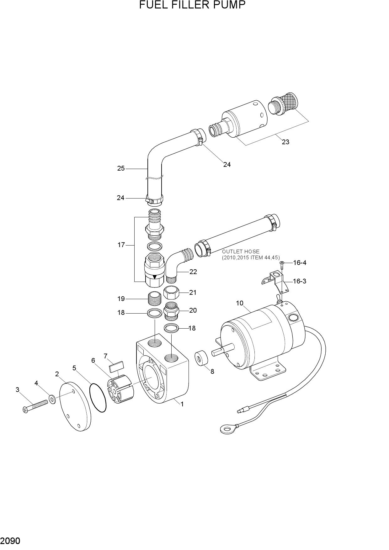 FUEL FILLER PUMP