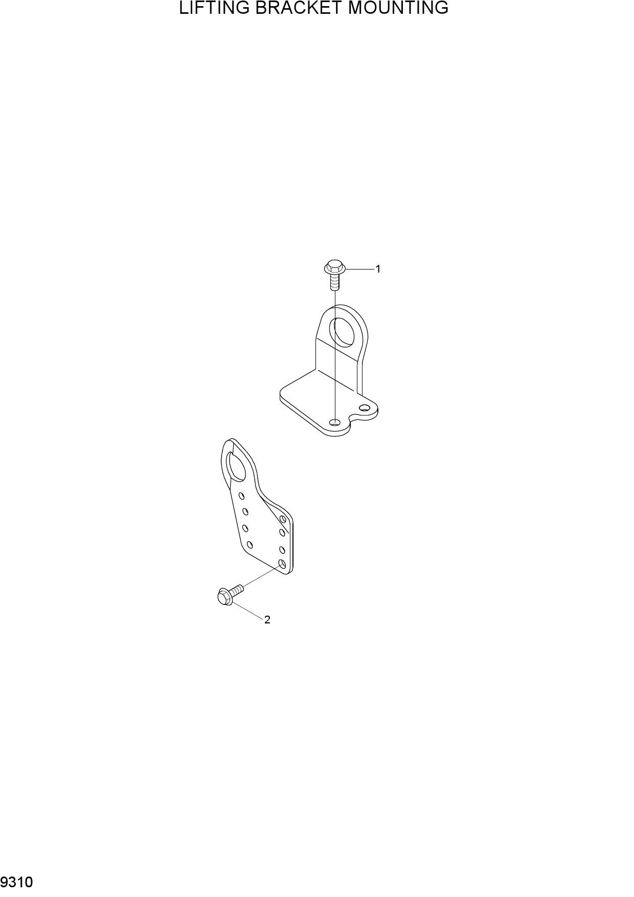LIFTING BRACKET MOUNTING