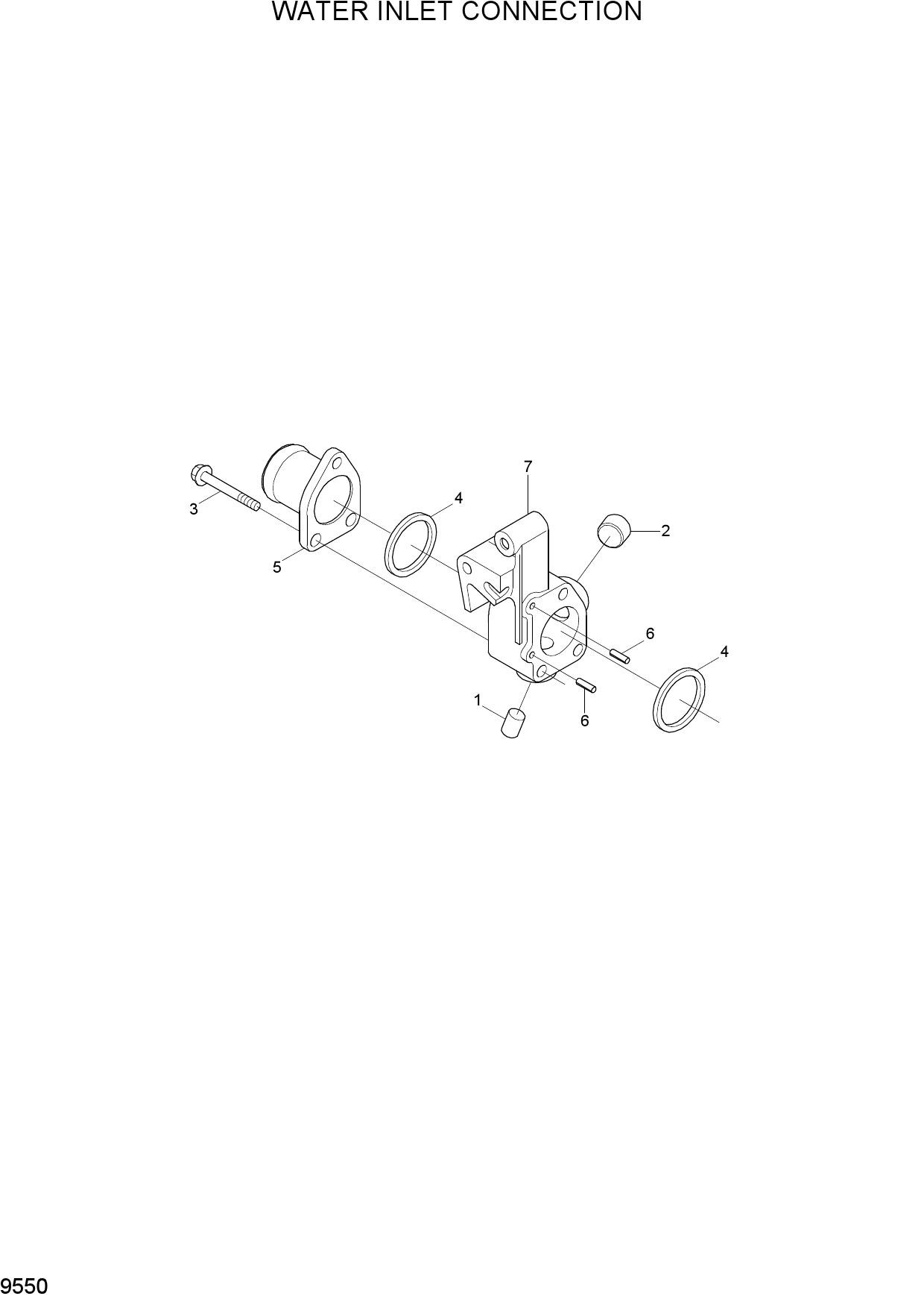 WATER INLET CONNECTION