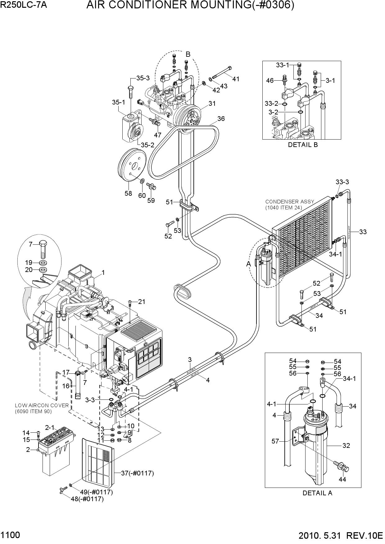 AIR CONDITIONER MOUNTING(-#0306)
