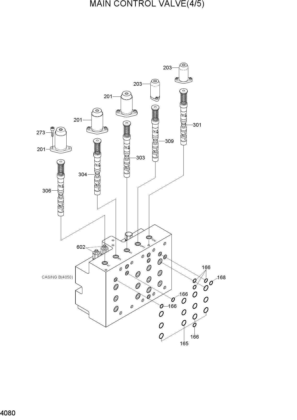 MAIN CONTROL VALVE(4/5)