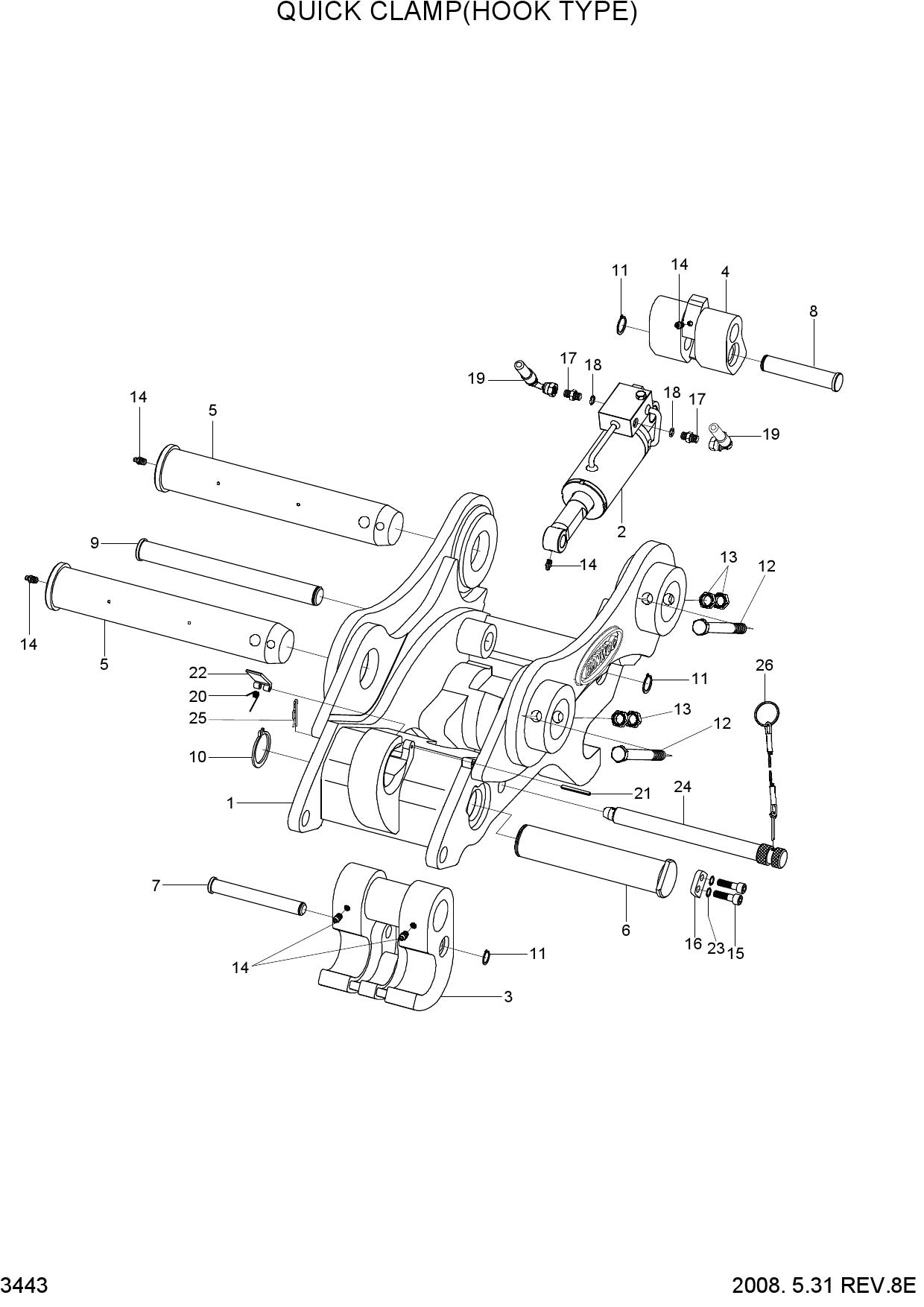 QUICK CLAMP ASSY(HOOK TYPE)