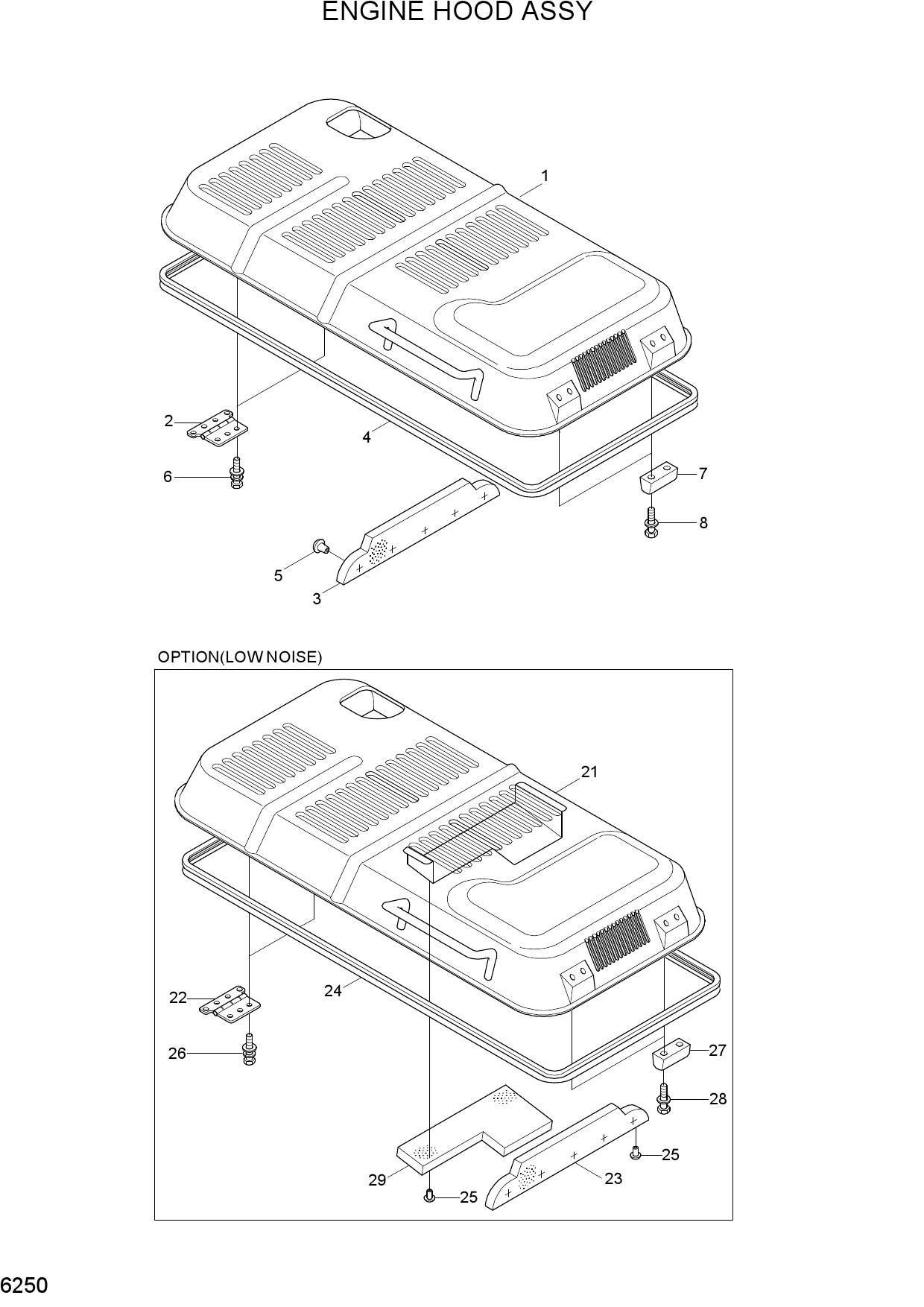 ENGINE HOOD ASSY