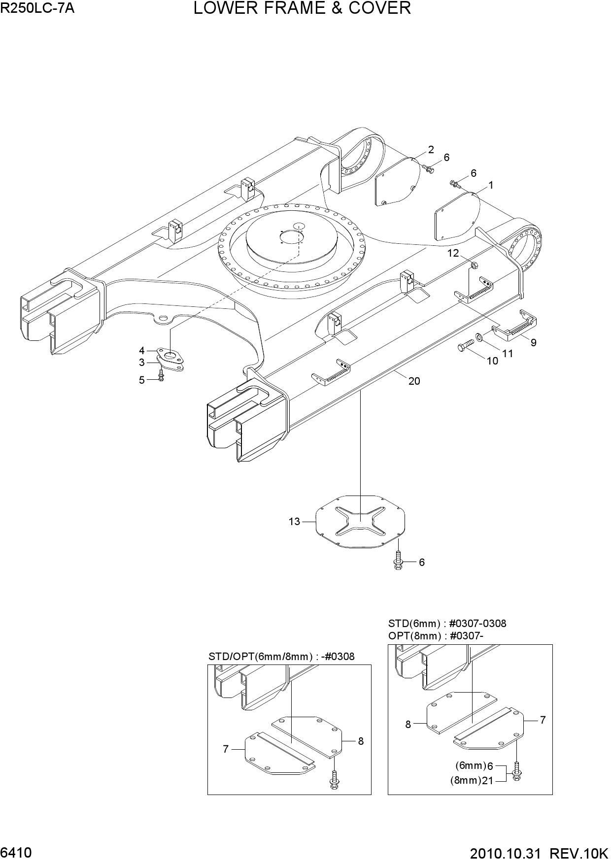 LOWER FRAME & COVER